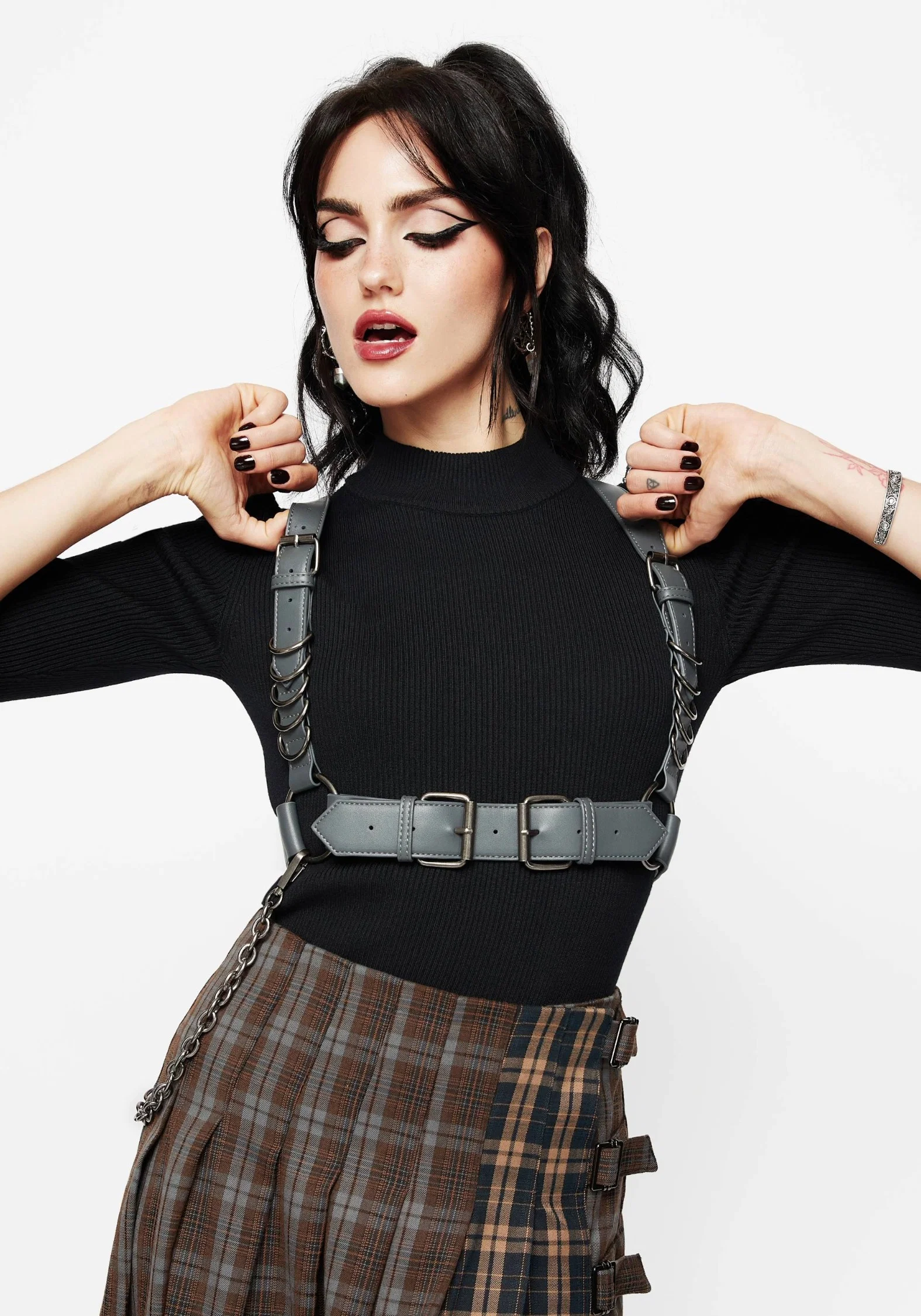 Elisanna D-Ring Chain Detail Harness - Image 2
