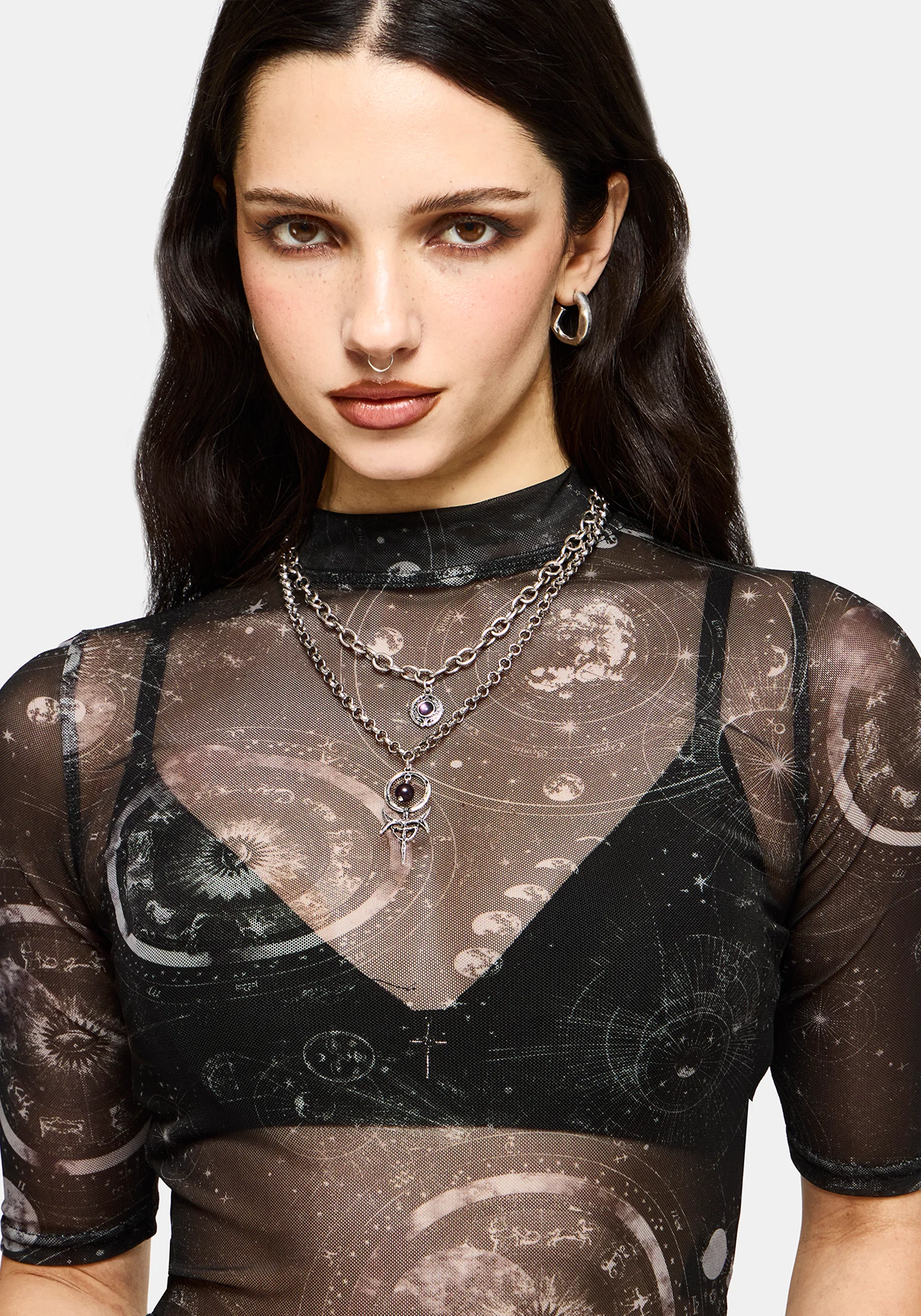 Elise Celestial Jinx Mesh Top - Image 4
