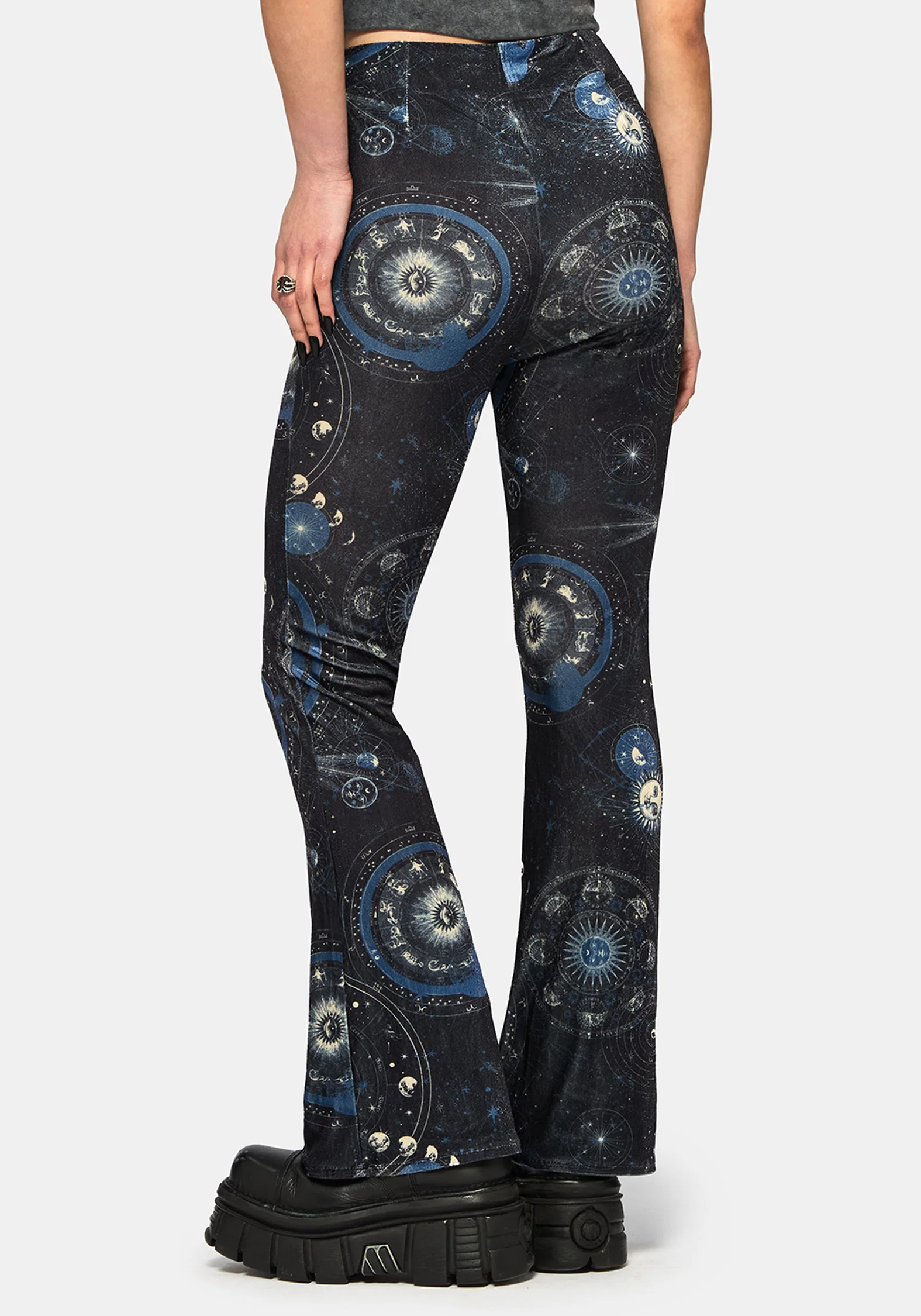 Elise Celestial Velour Split Hem Flare - Image 2
