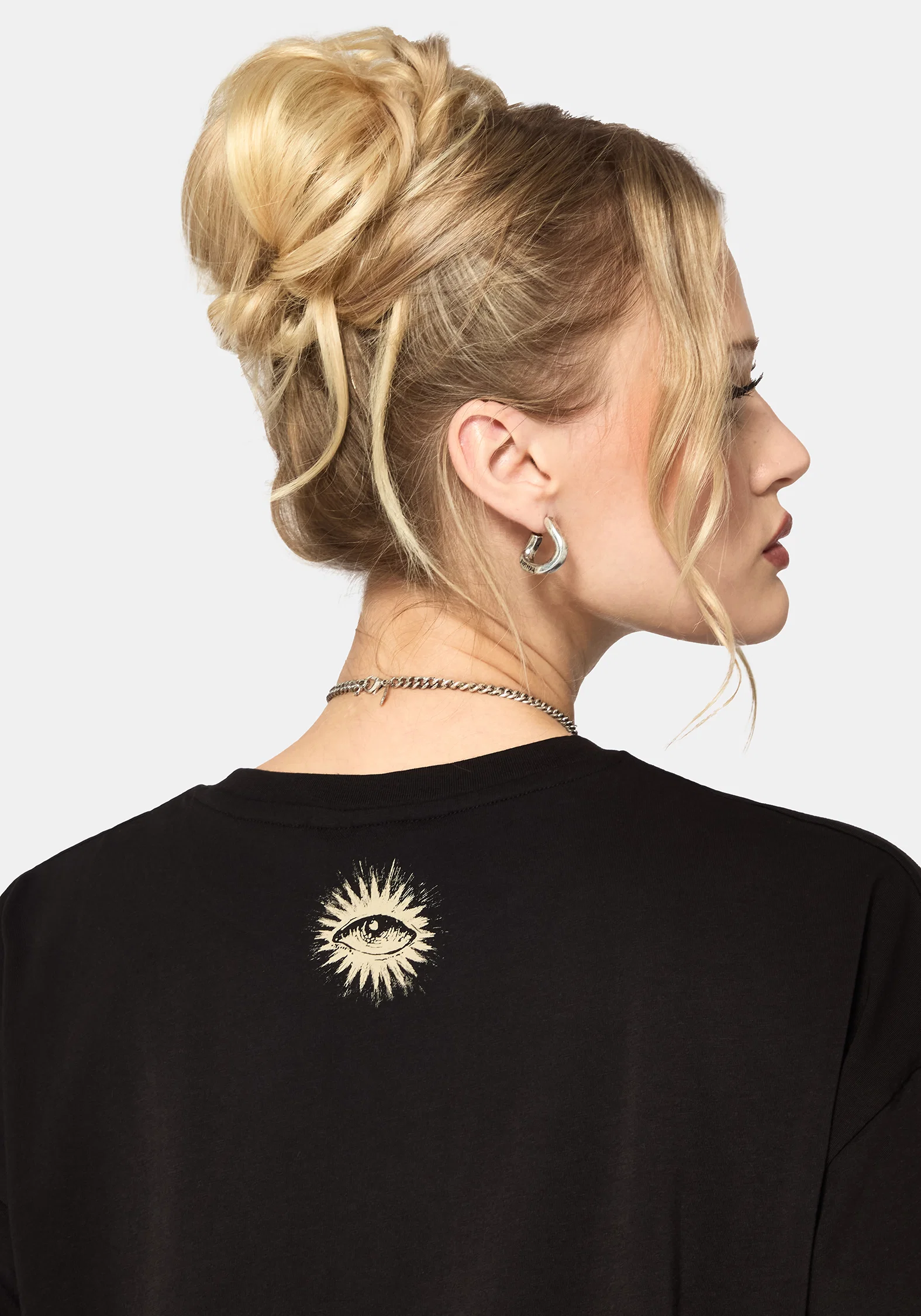 Elise Zodiac Celestial Print Oversized T-Shirt - Image 5