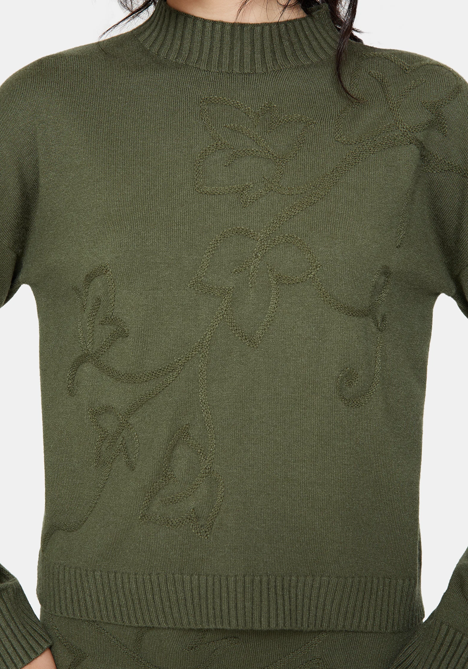 Elixir Branch Detail Knit Jumper - Image 2
