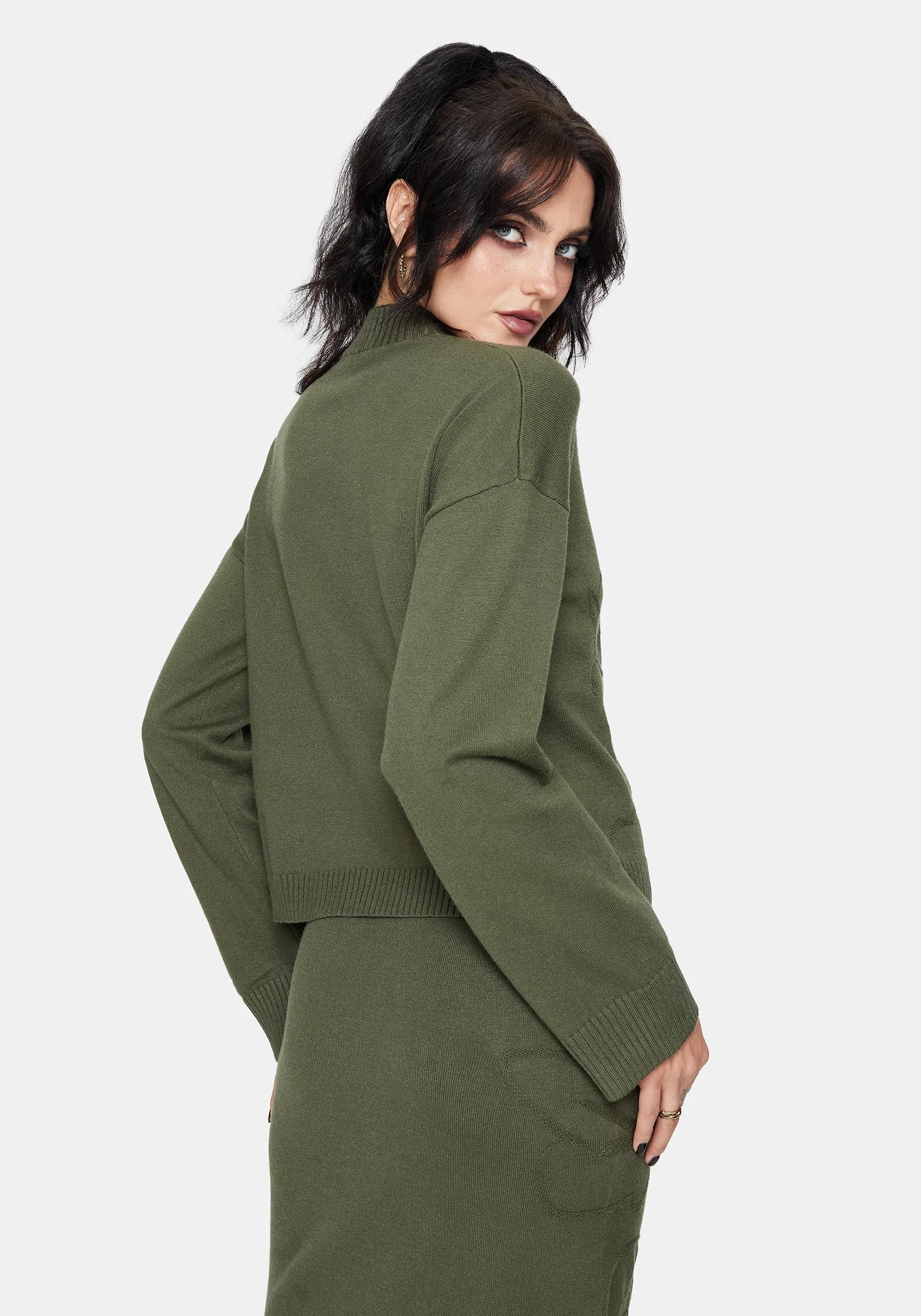Elixir Branch Detail Knit Jumper - Image 3