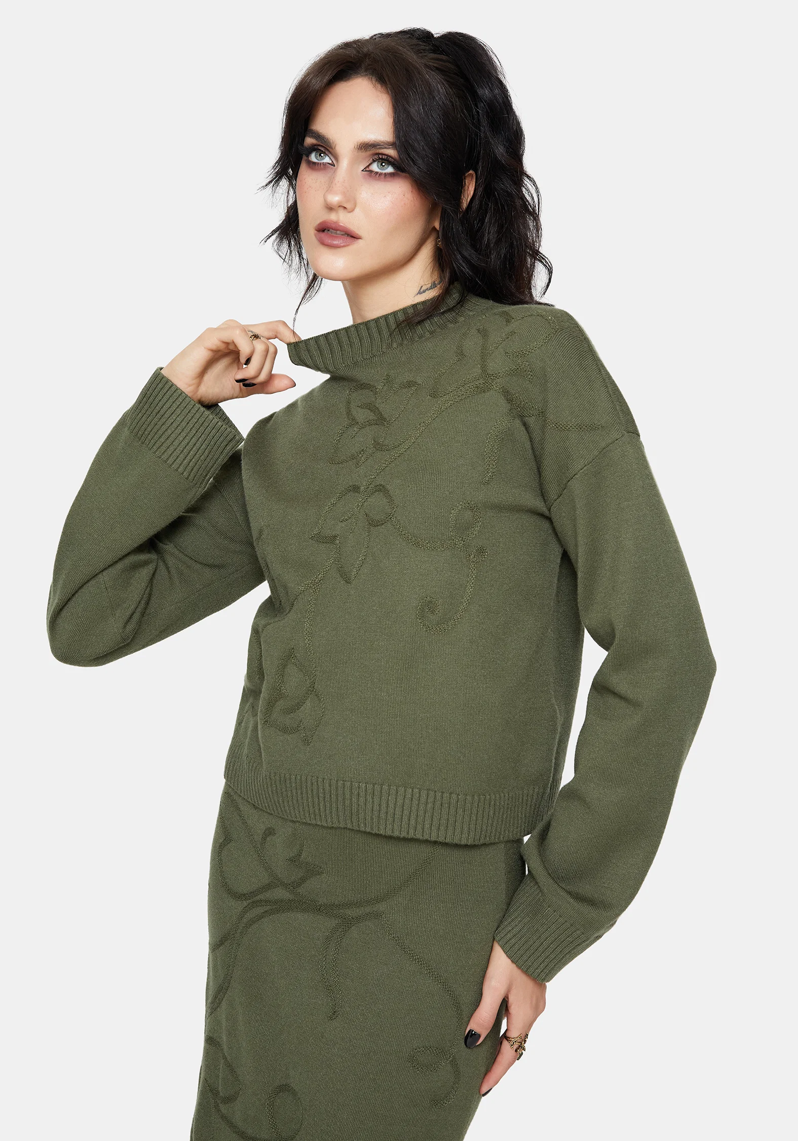 Elixir Branch Detail Knit Jumper - Image 4