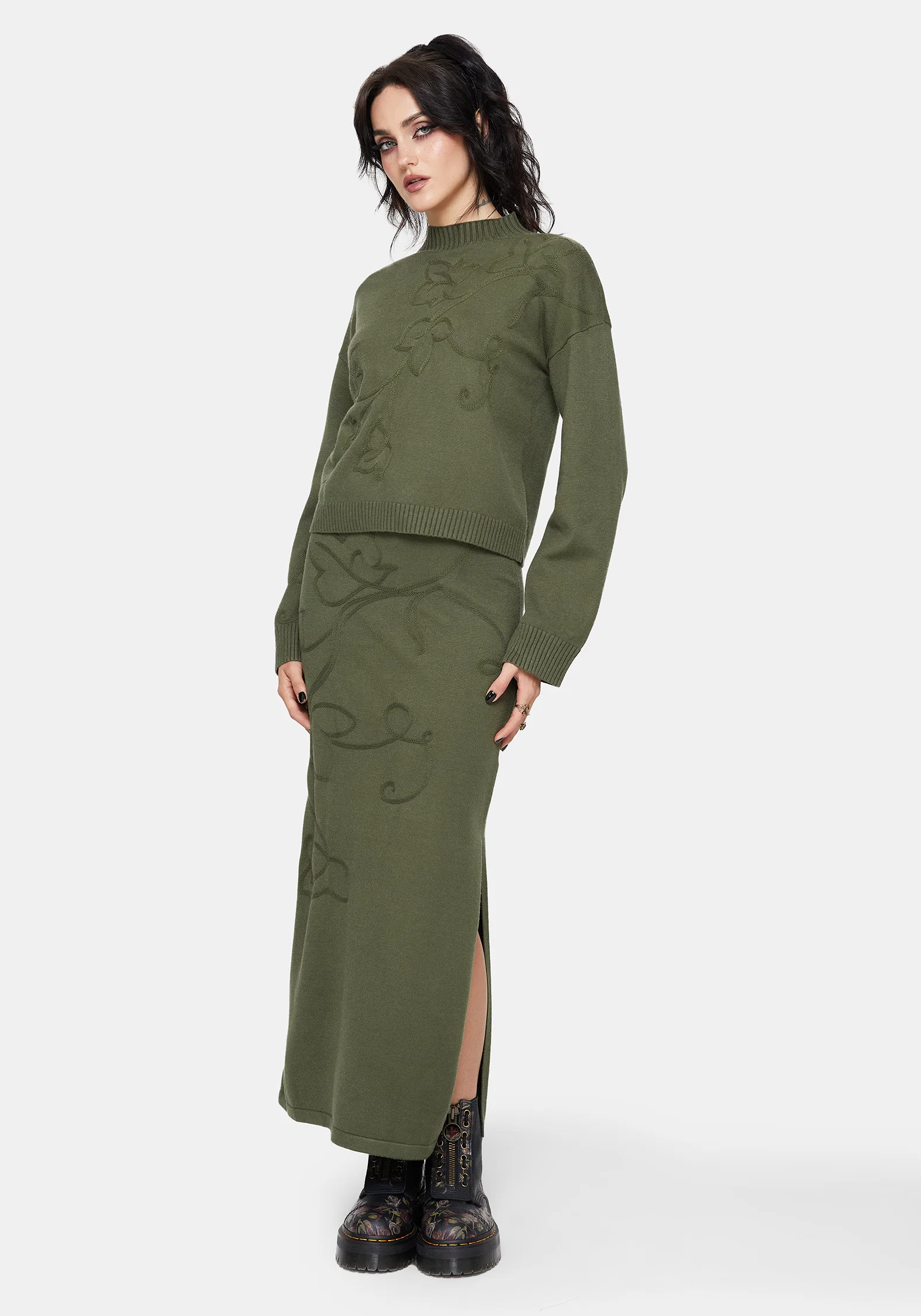 Elixir Branch Detail Knit Jumper - Image 5