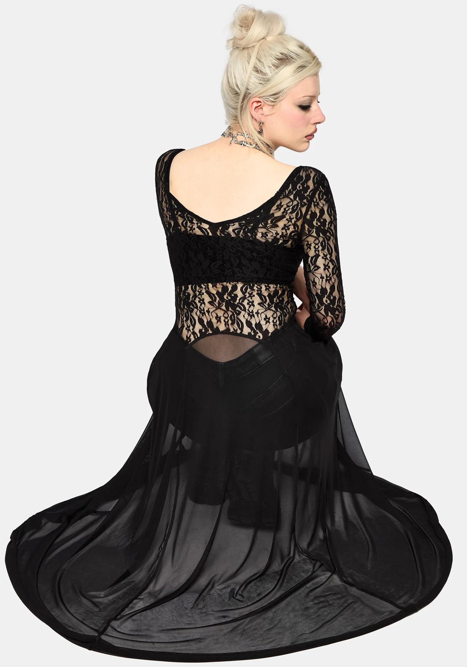 Eltharia Lace Bodice Maxi Dress - Image 7