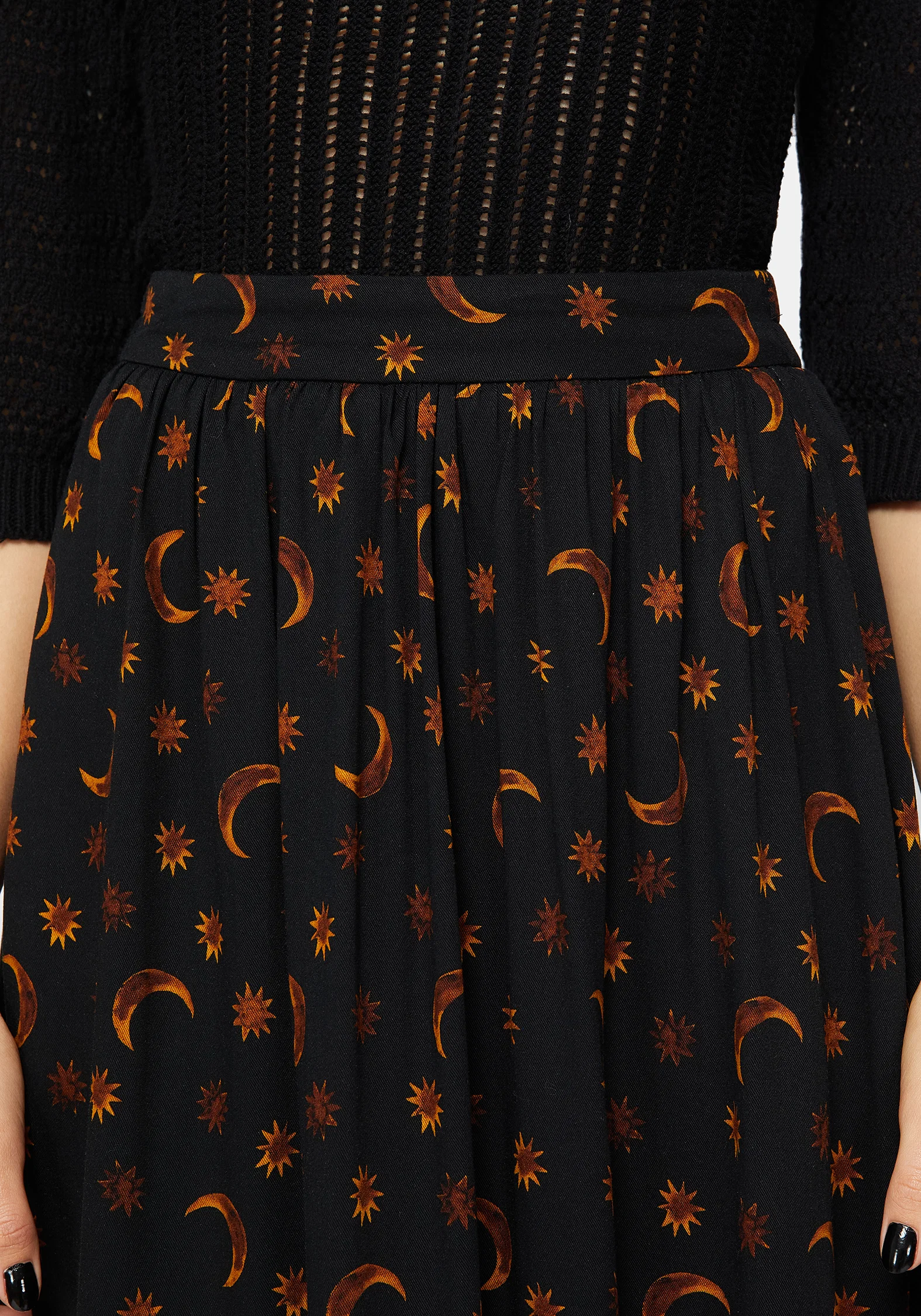 Elura Celestial Print Maxi Skirt - Image 2