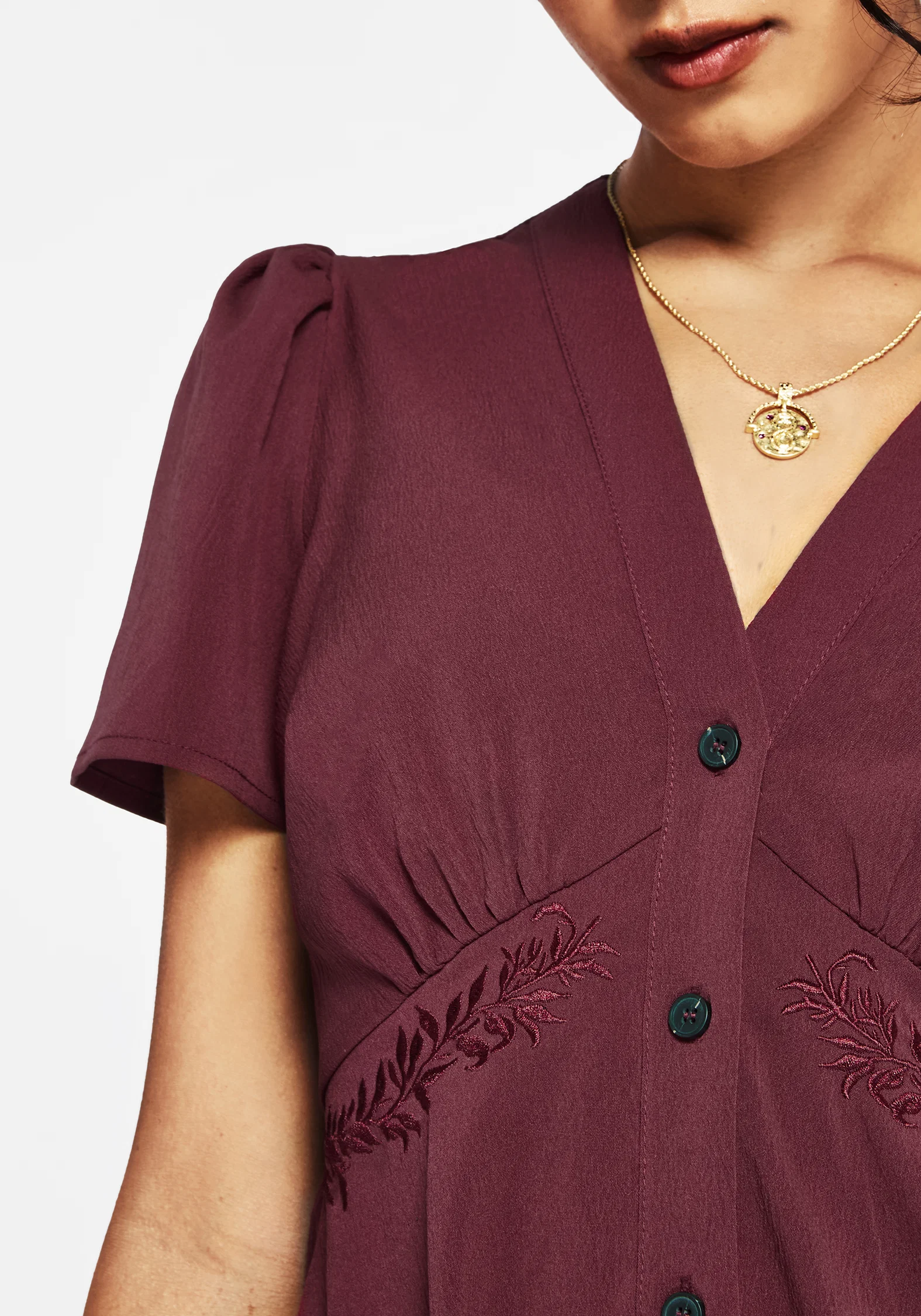 Essence Short Sleeve Mini Dress - Image 2