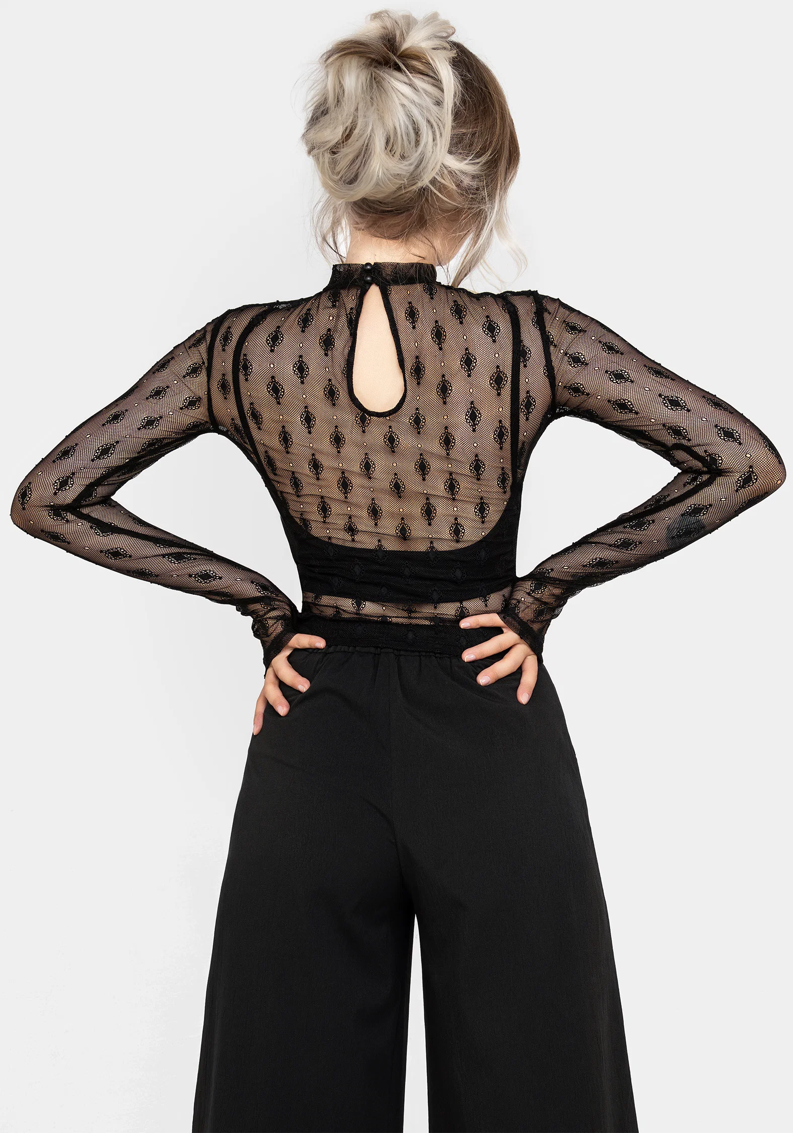 Essendi Long Sleeve Mesh Top - Image 3