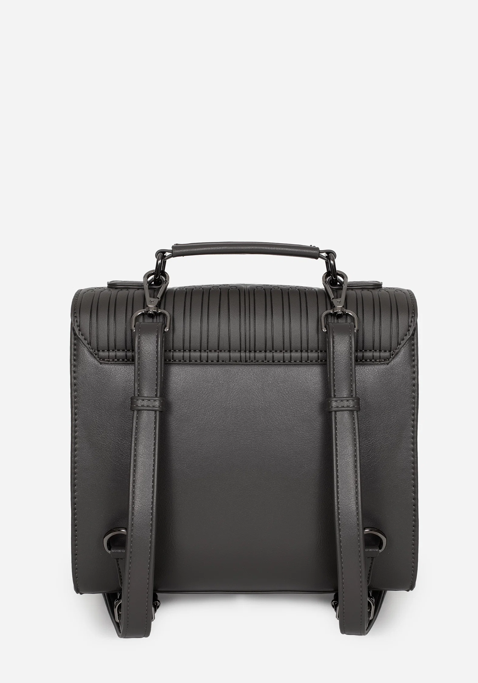 Esther Debossed Satchel Backpack - Image 4