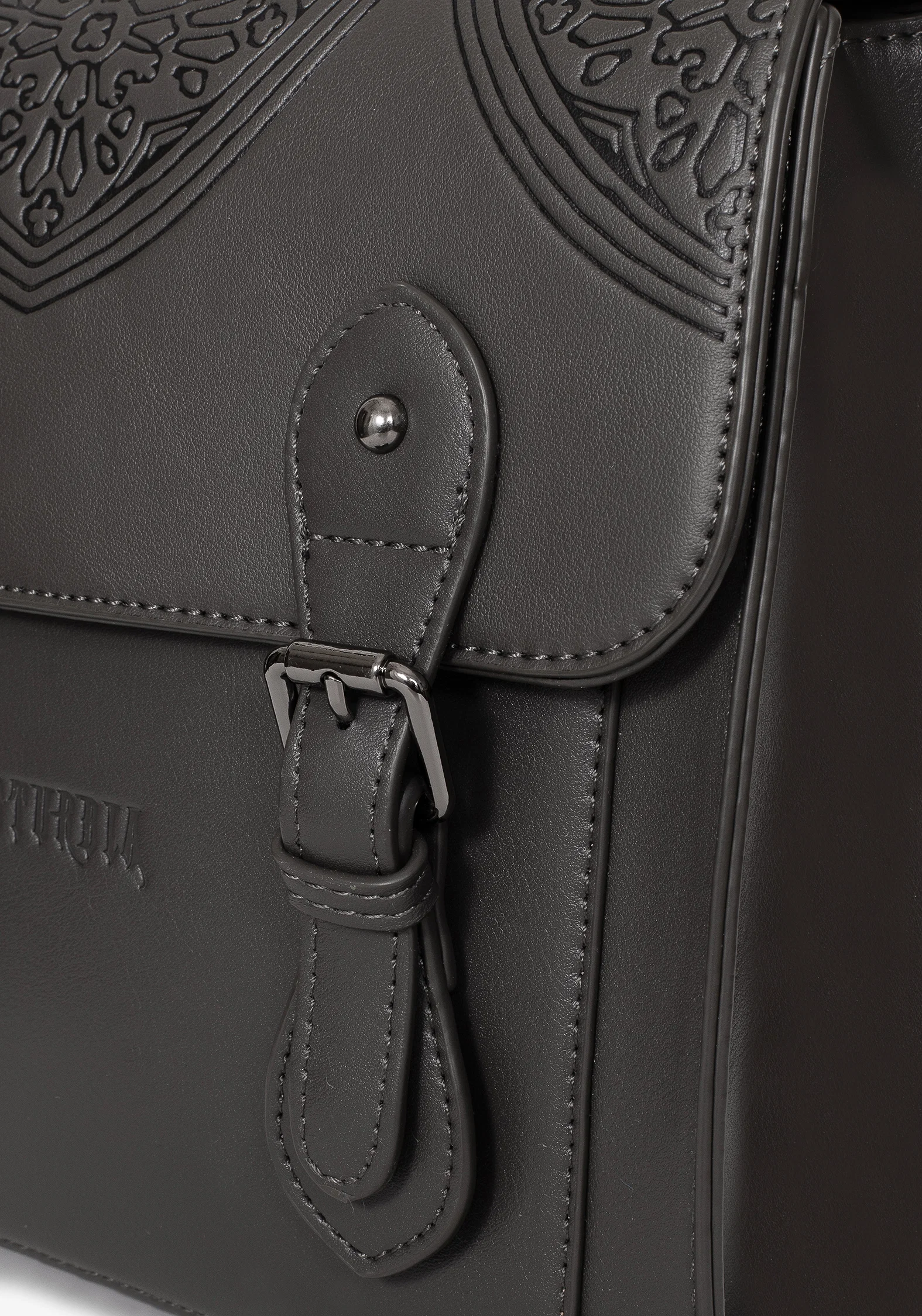 Esther Debossed Satchel Backpack - Image 8