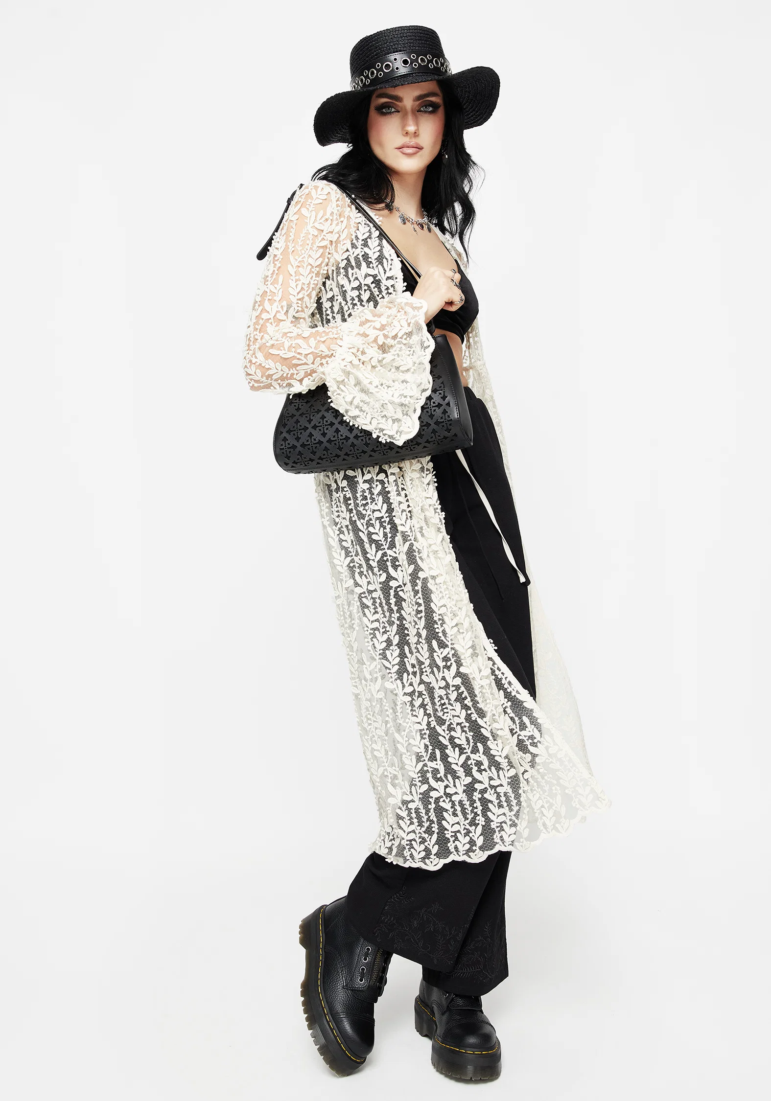 Evangeline Lace Kimono - Image 7