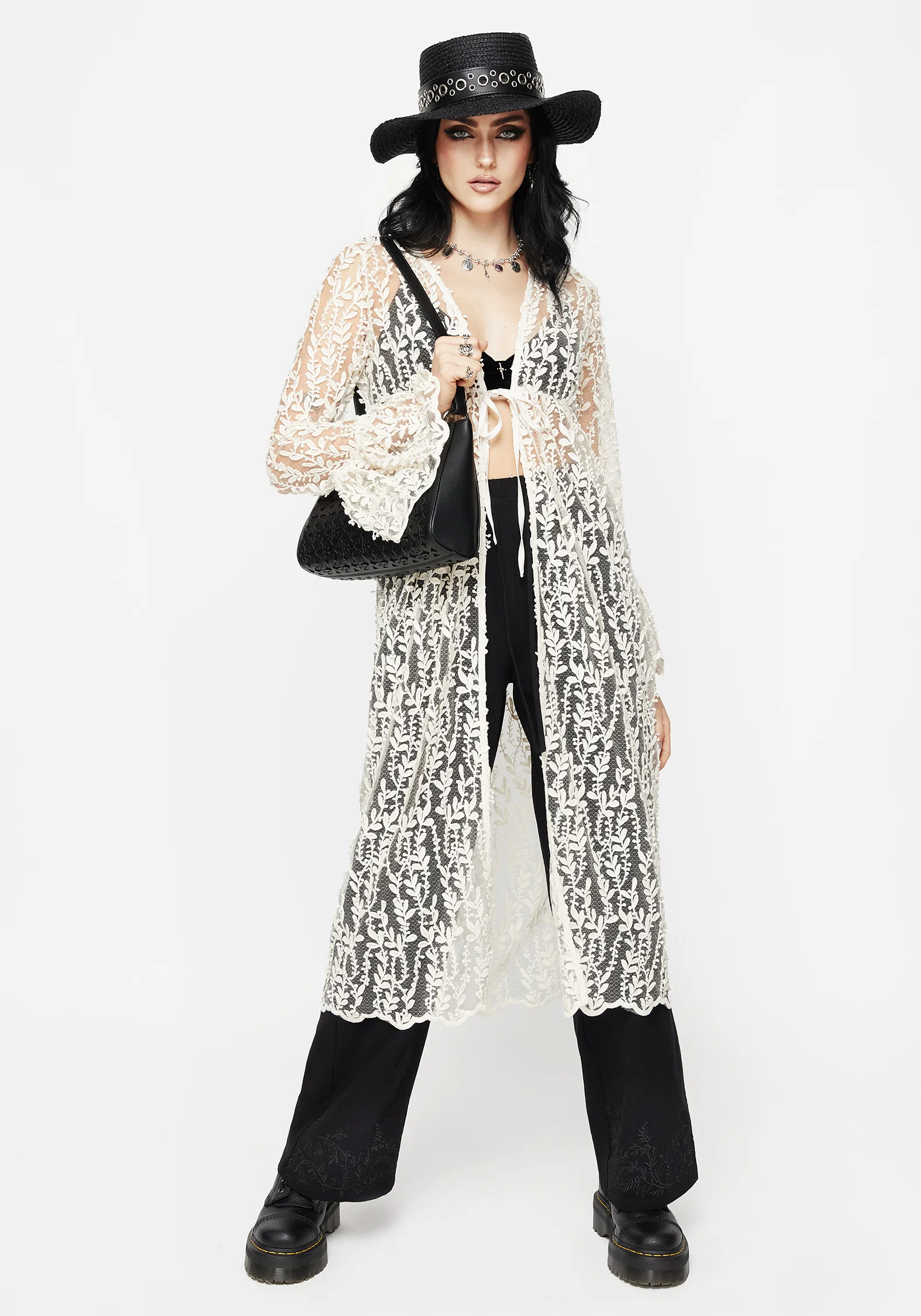 Evangeline Lace Kimono - Image 8