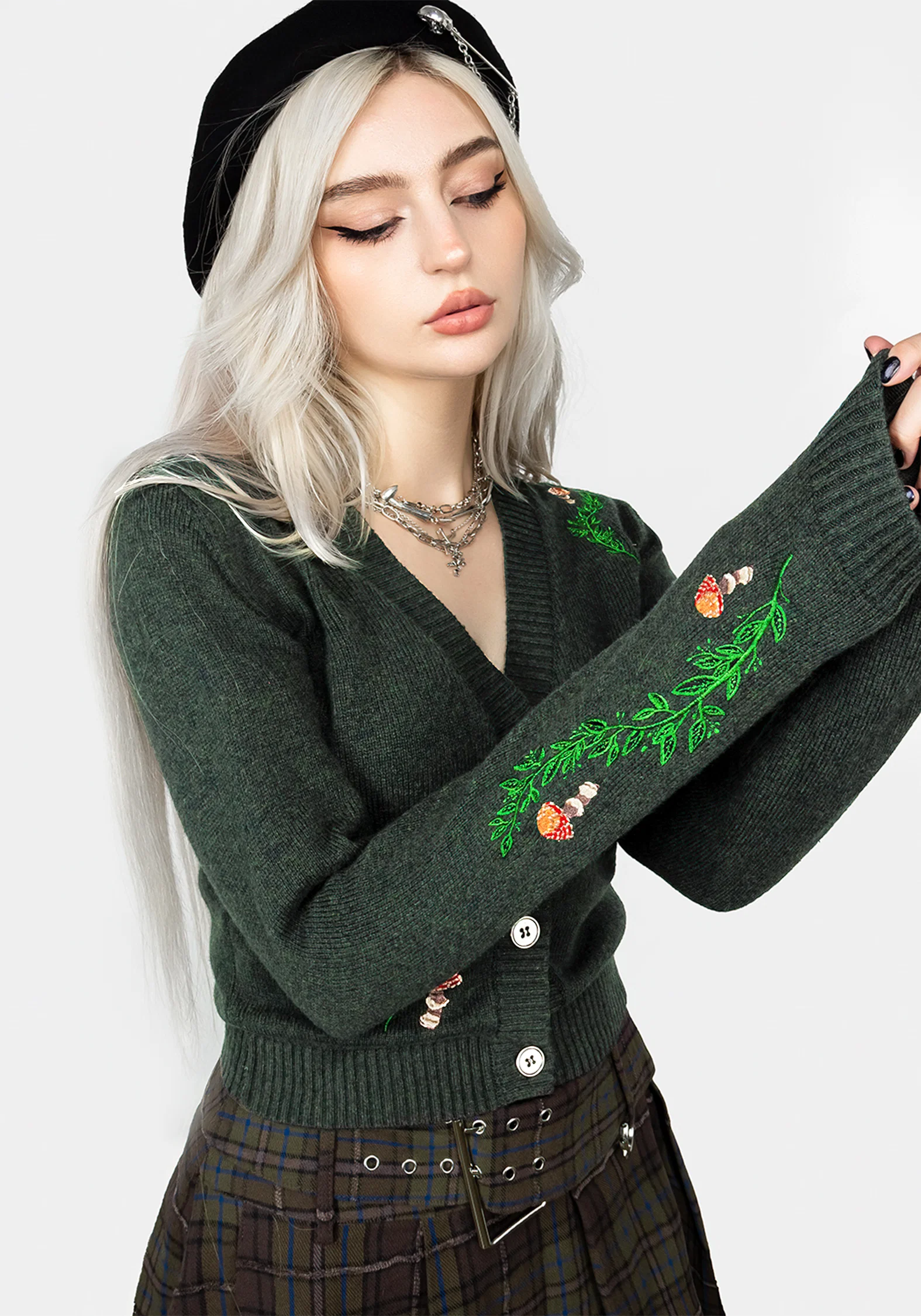 Fable Embroidered Cardigan - Image 10