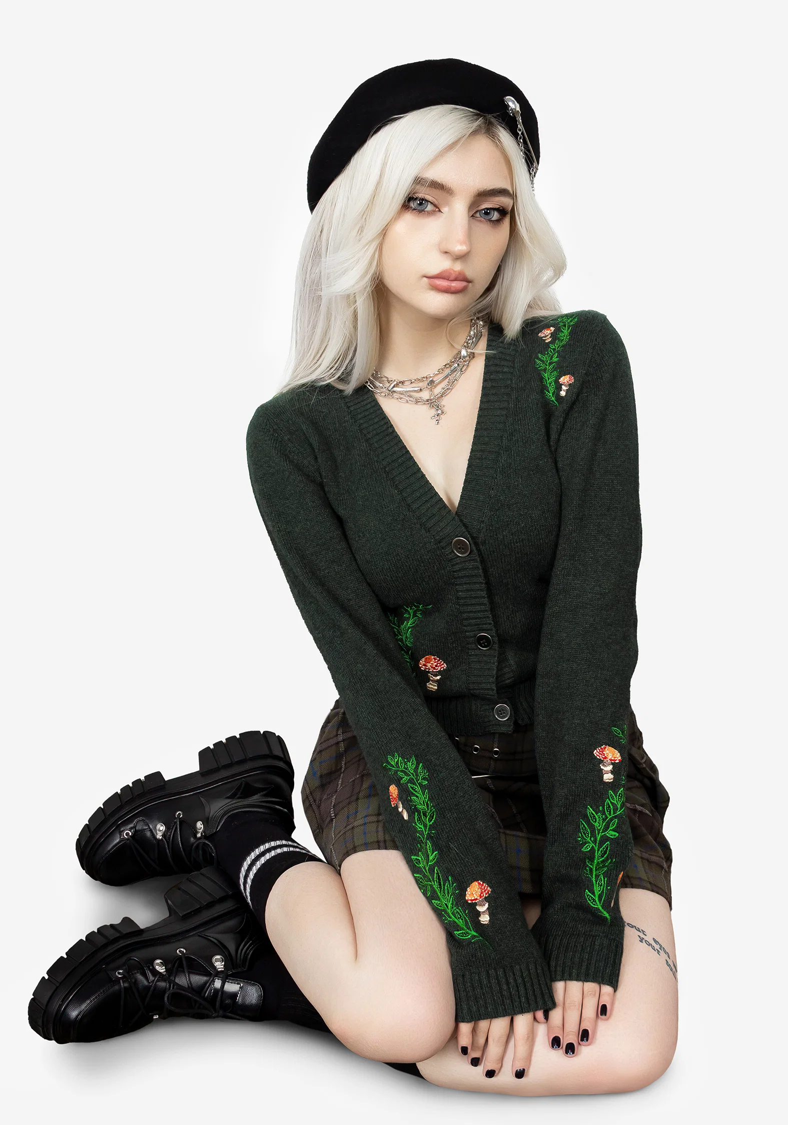 Fable Embroidered Cardigan - Image 4