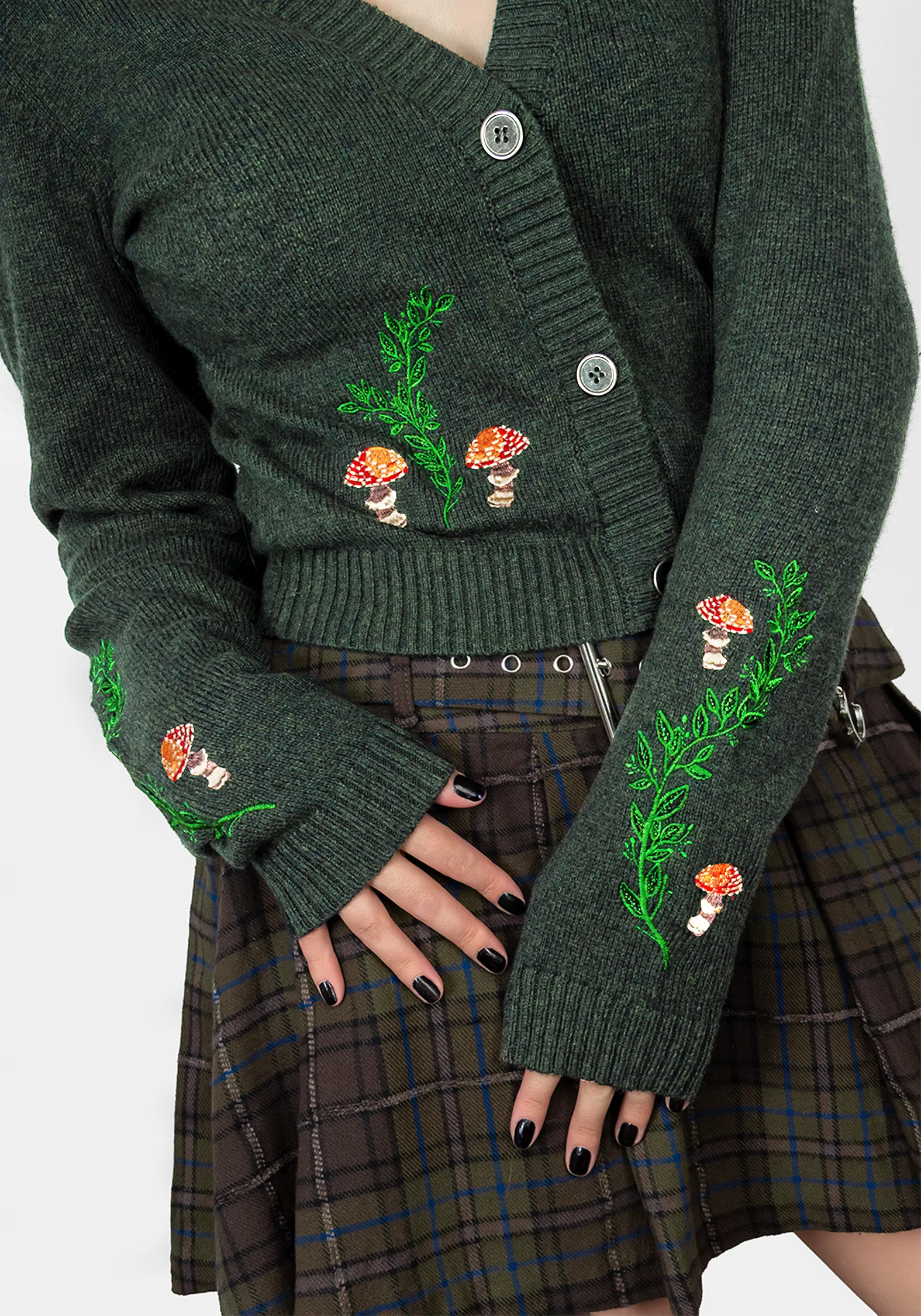 Fable Embroidered Cardigan - Image 8