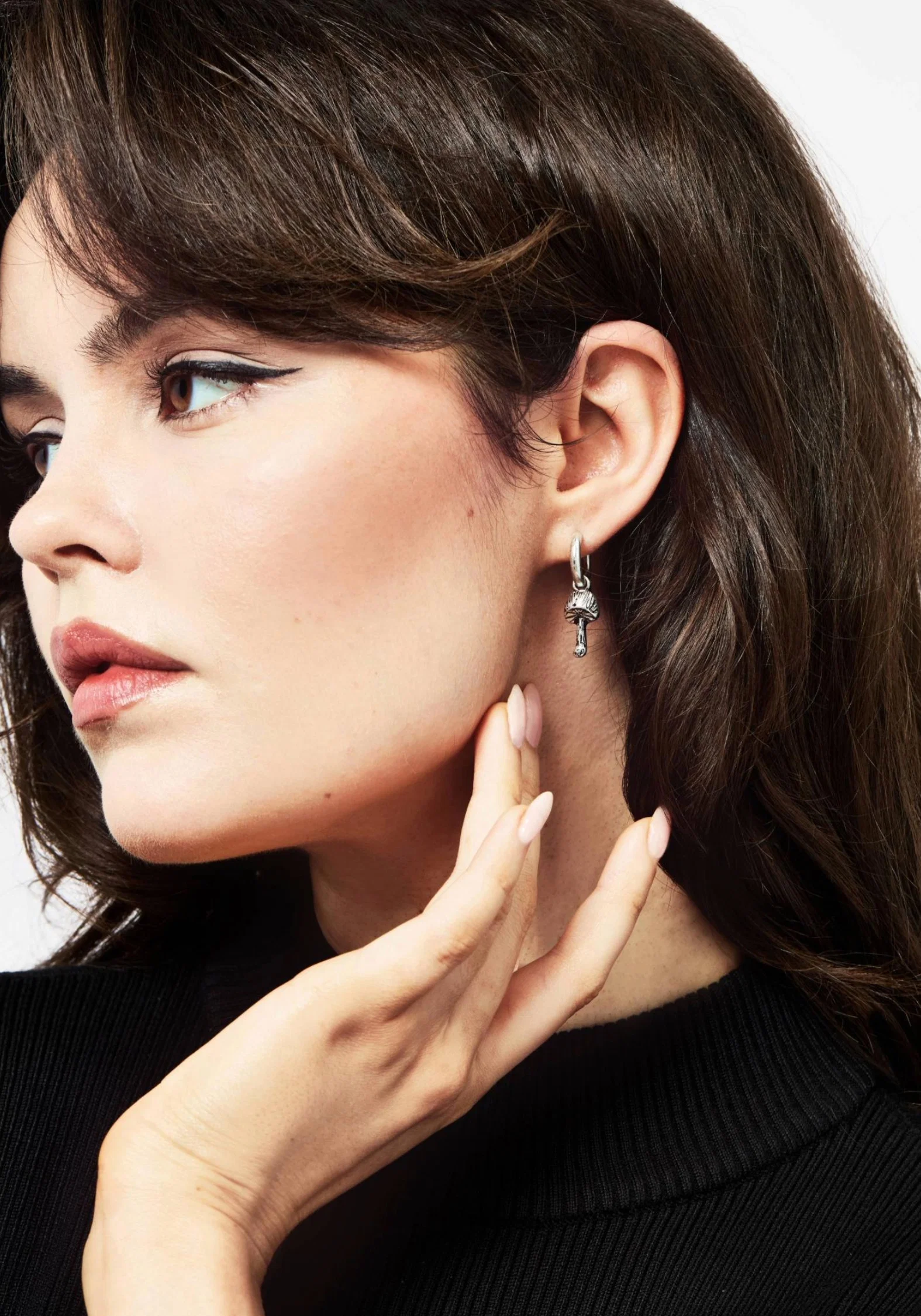 Fabula Charm Hoop Earrings - Image 2