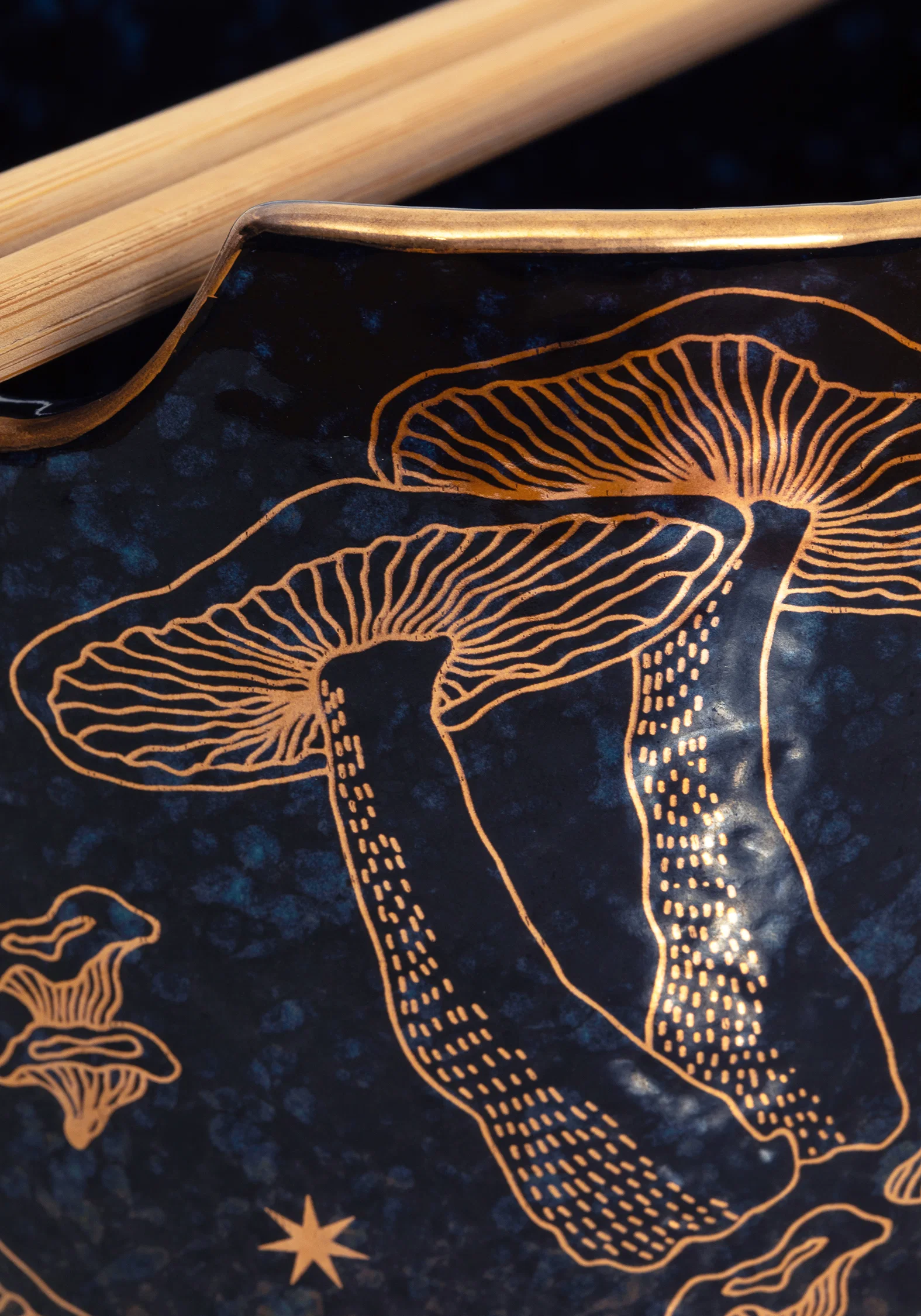 Faefire Foiled Mushroom Print Ramen Bowl - Image 2