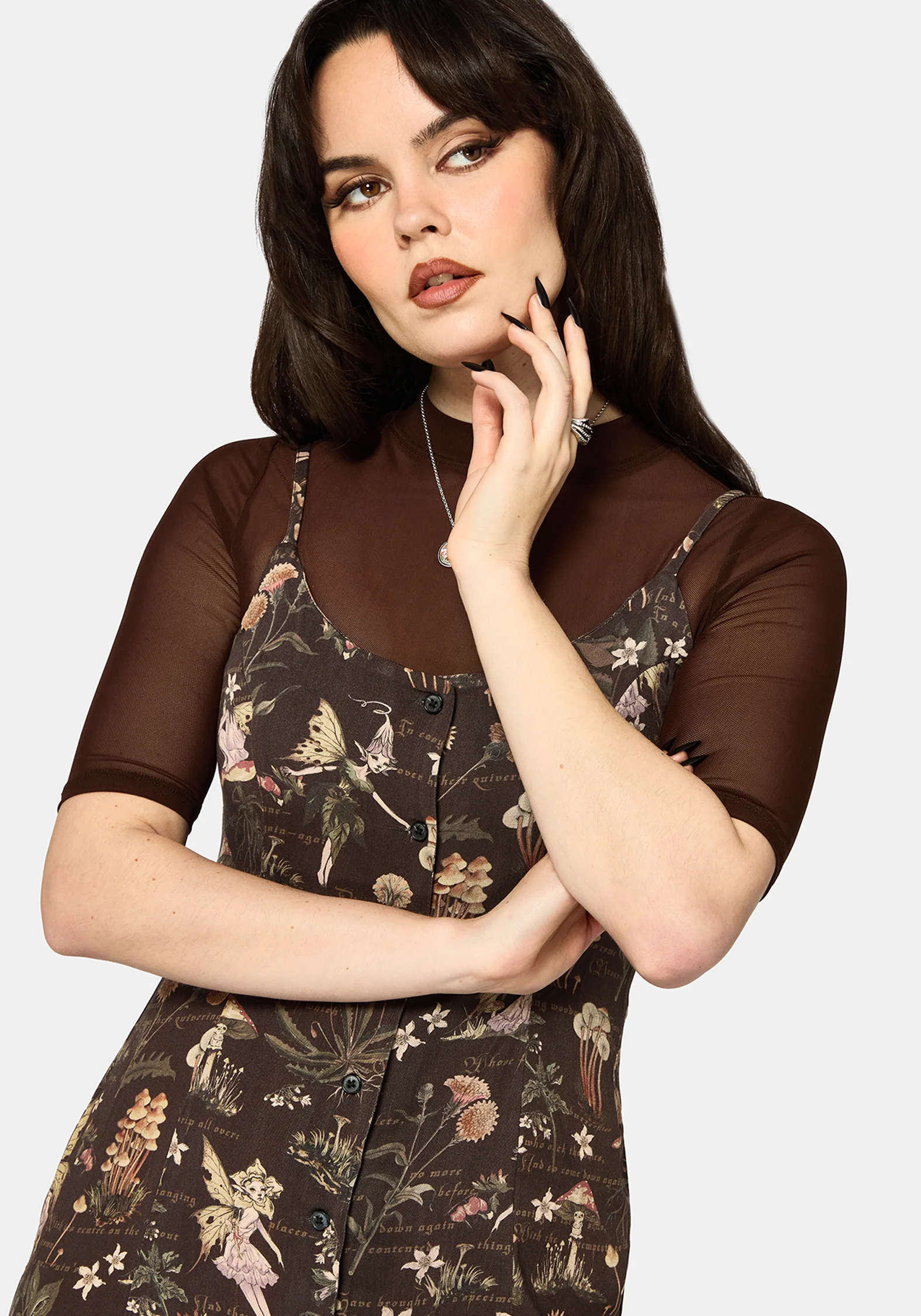 Faela Fairy  Button Down Cami Midaxi Dress - Image 5