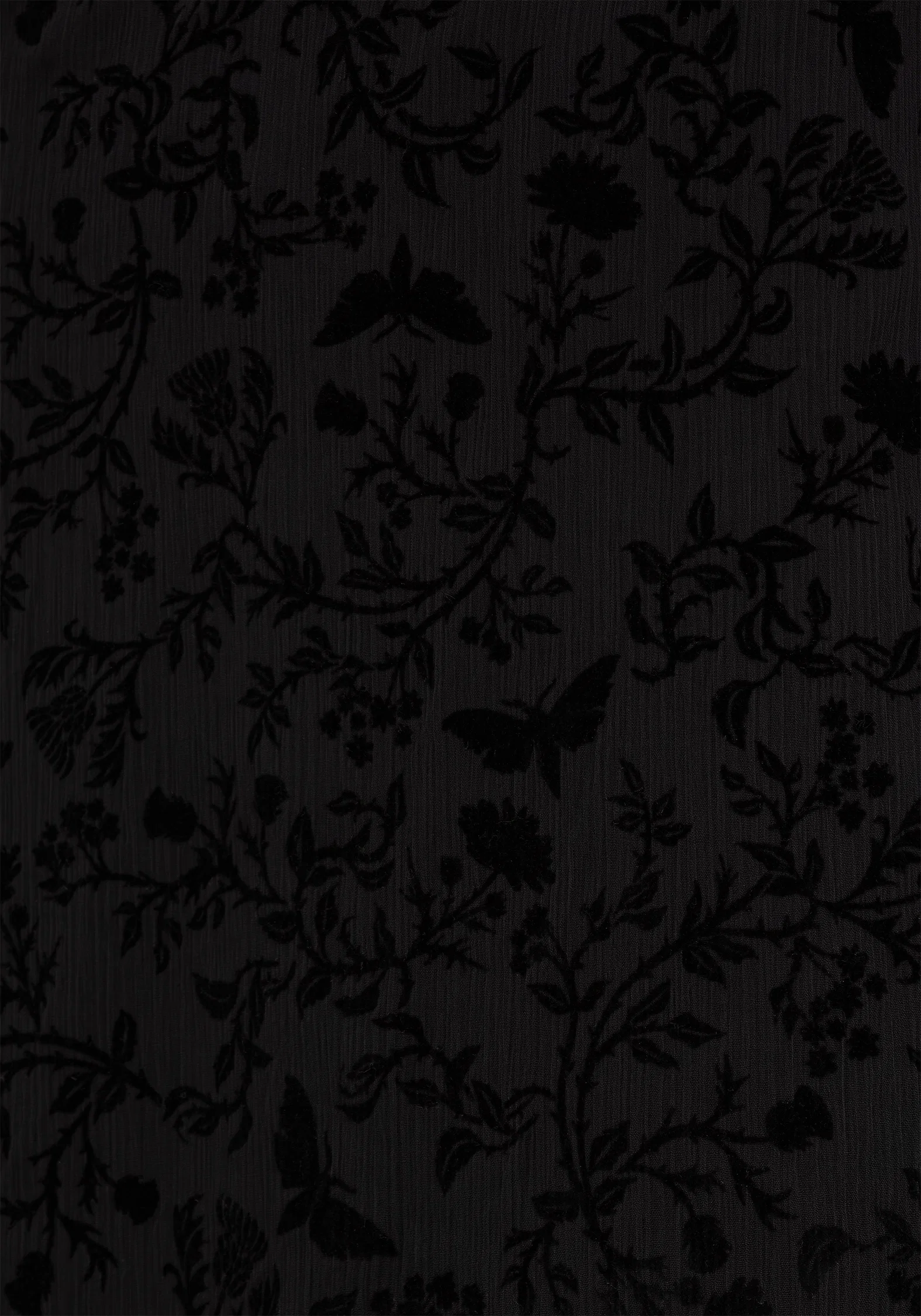 Faustina Flocked Chiffon Mock Wrap Midaxi Skirt - Image 6