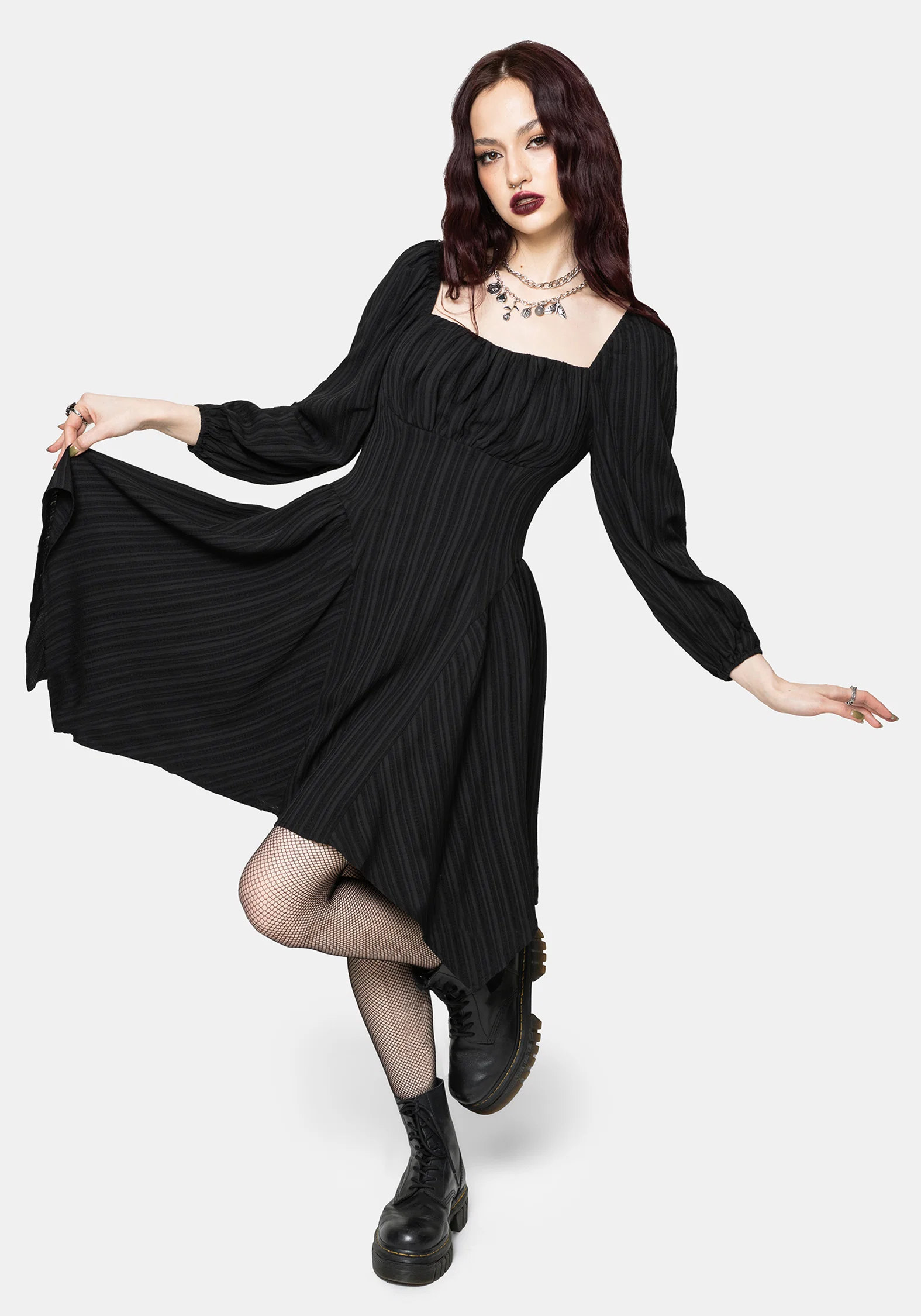 Fenella Ruched Mini Dress - Image 4