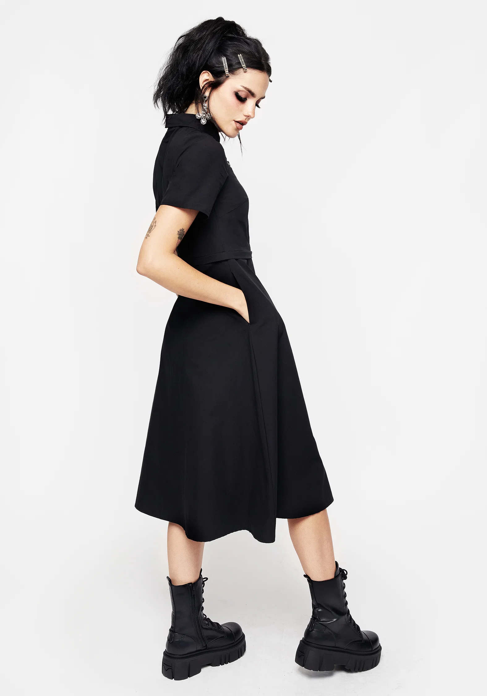 Fenrir Midi Shirt Dress - Image 4