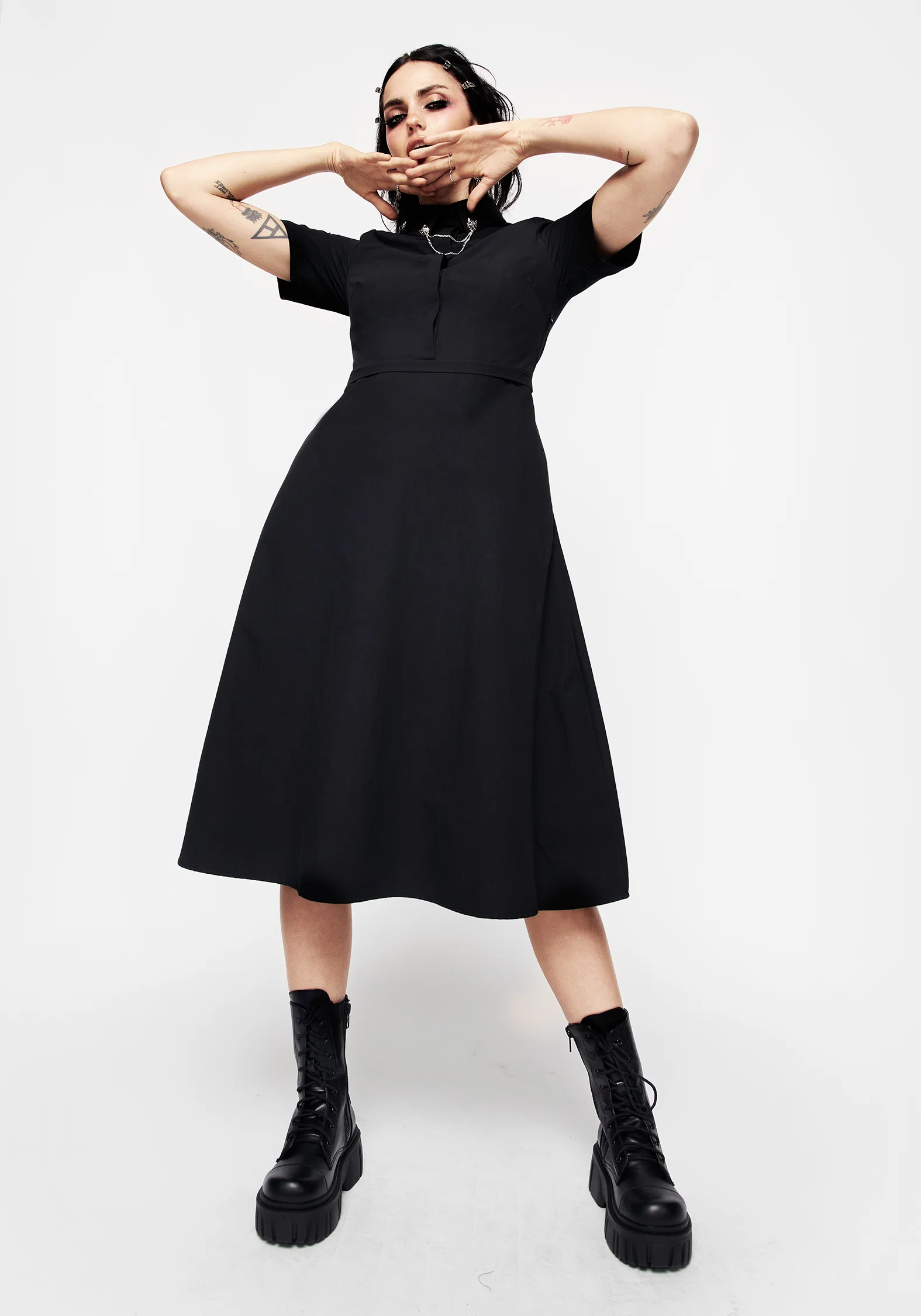 Fenrir Midi Shirt Dress - Image 5