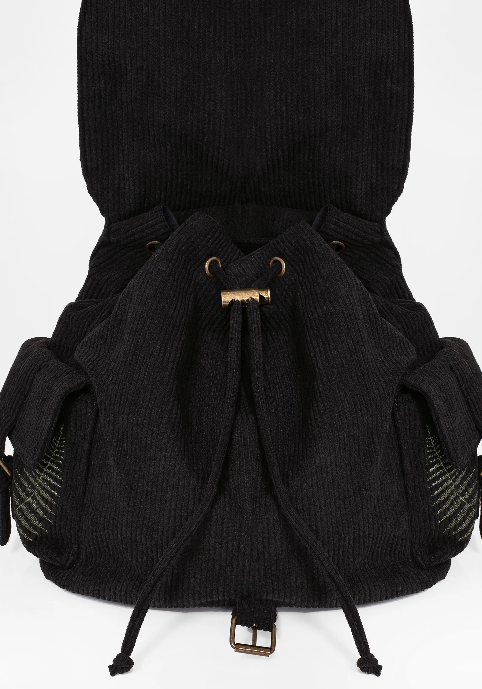 Fern Embroidered Satchel Backpack - Image 8