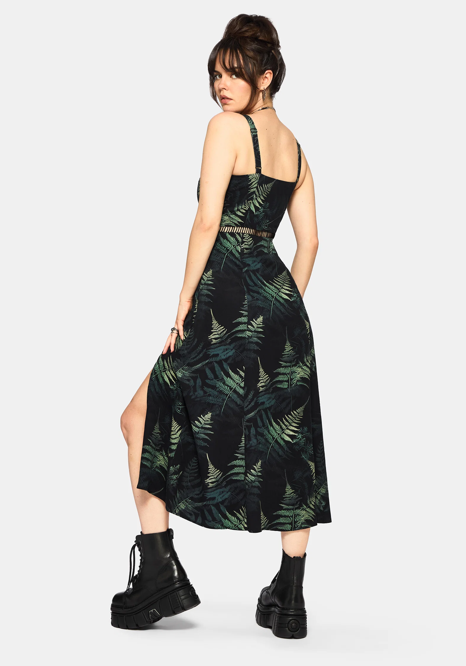 Fernery Printed Midaxi Cami Dress - Image 3