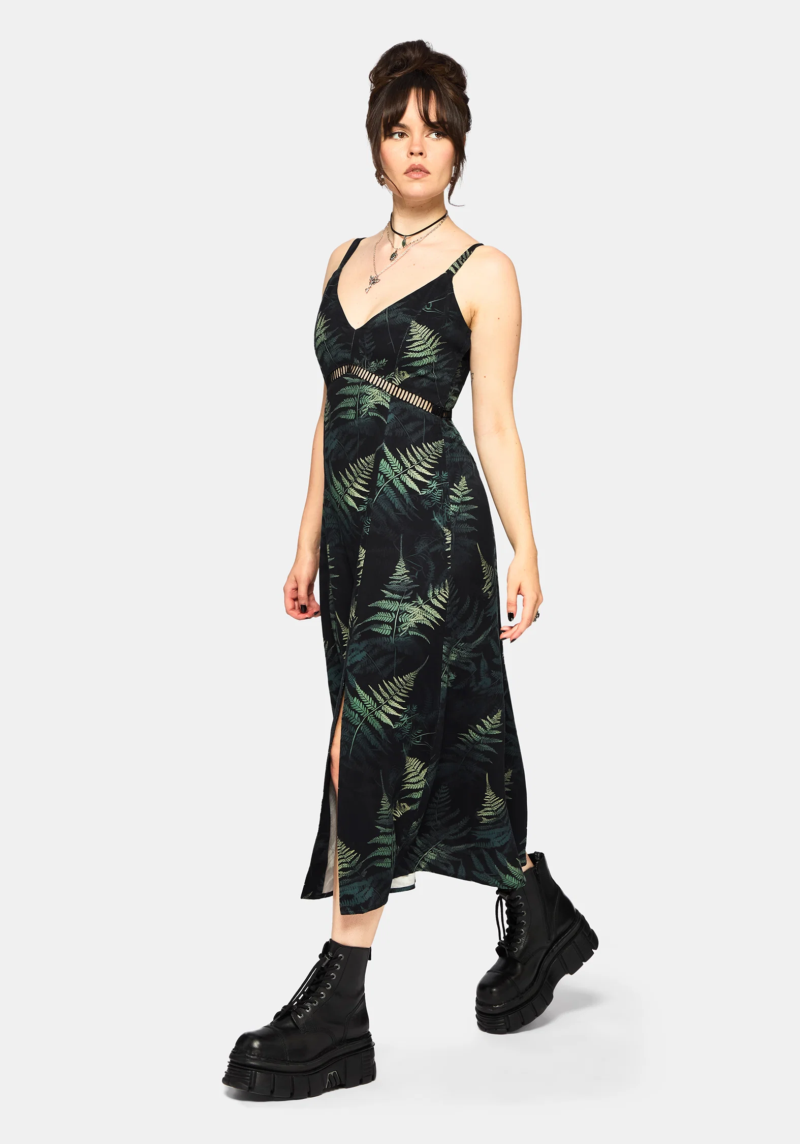 Fernery Printed Midaxi Cami Dress - Image 5