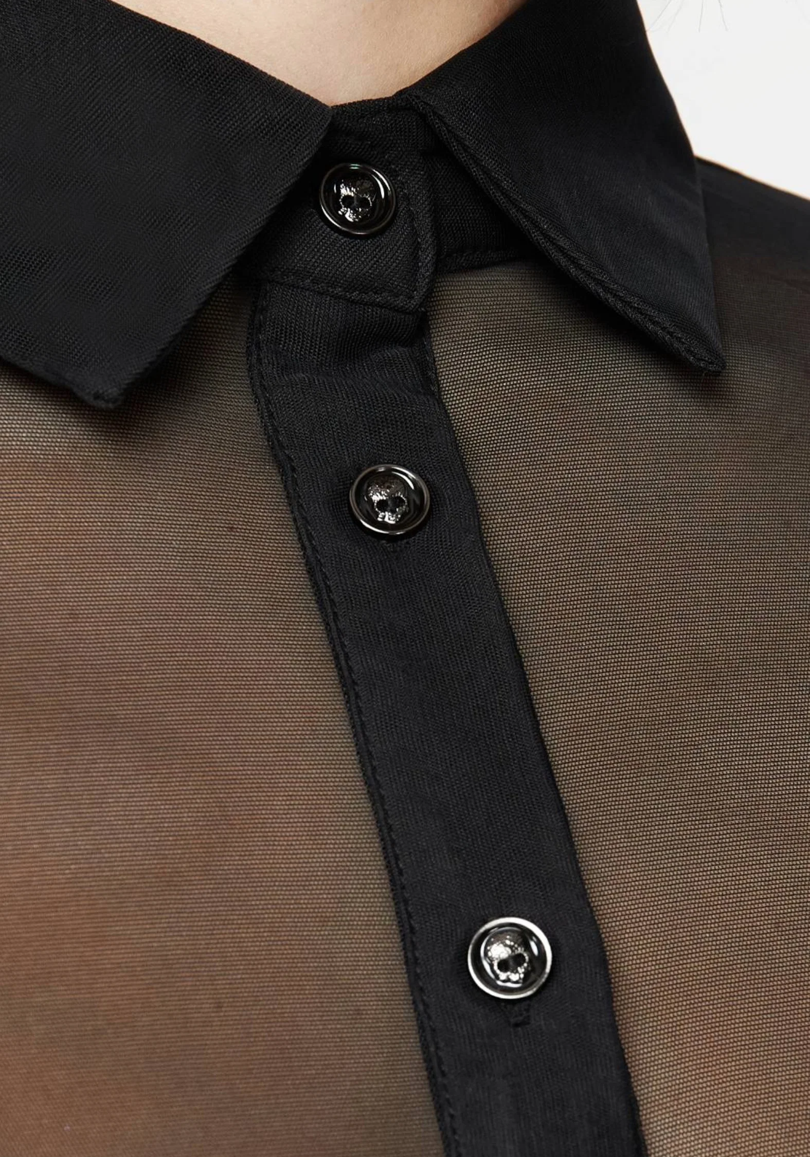 Finis Button Up Mesh Shirt - Image 2