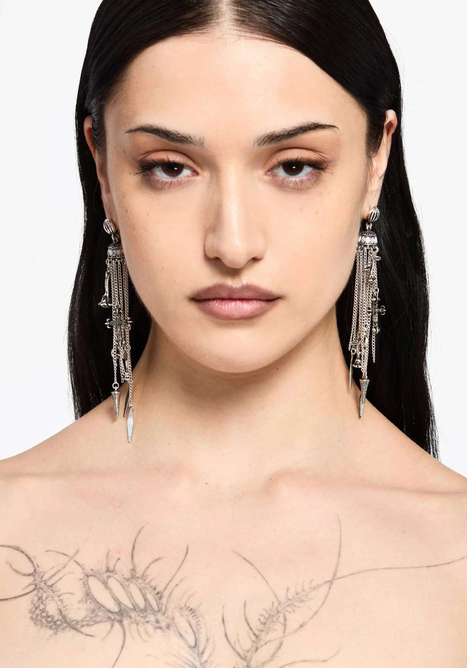 Flaren Charm Drop Earrings - Image 2