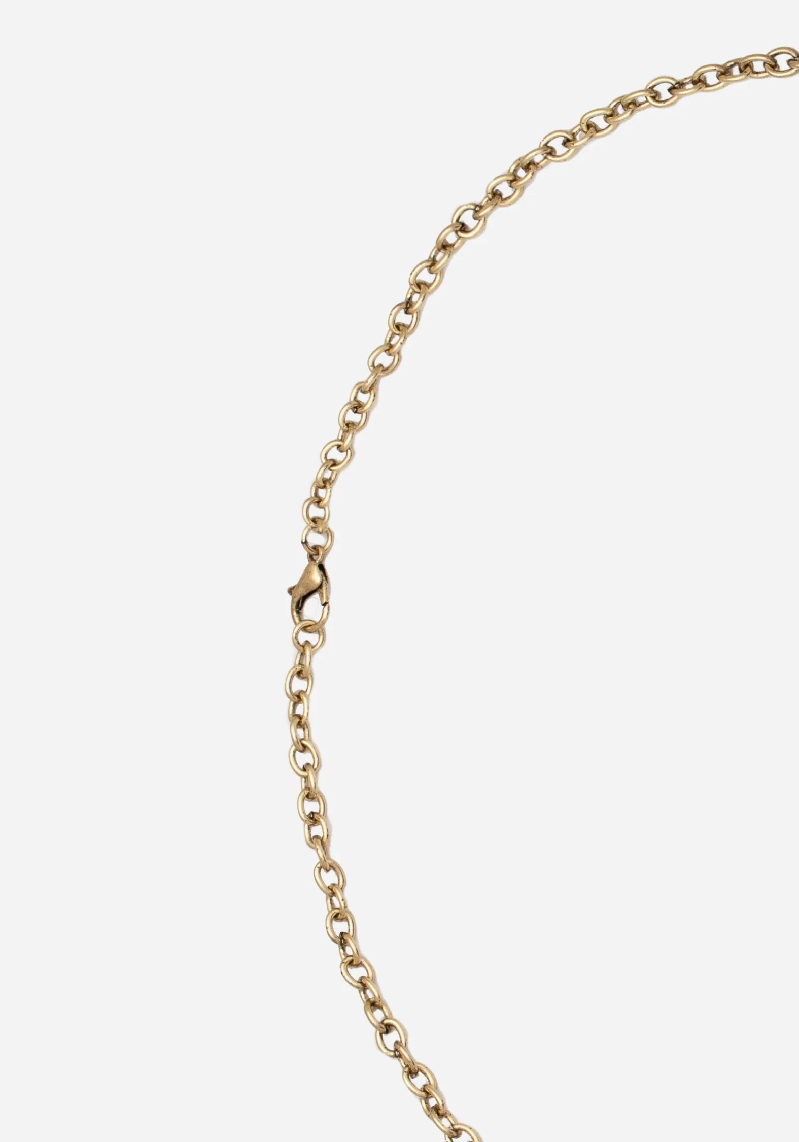 Flaren Charm Drop Necklace - Gold - Image 8