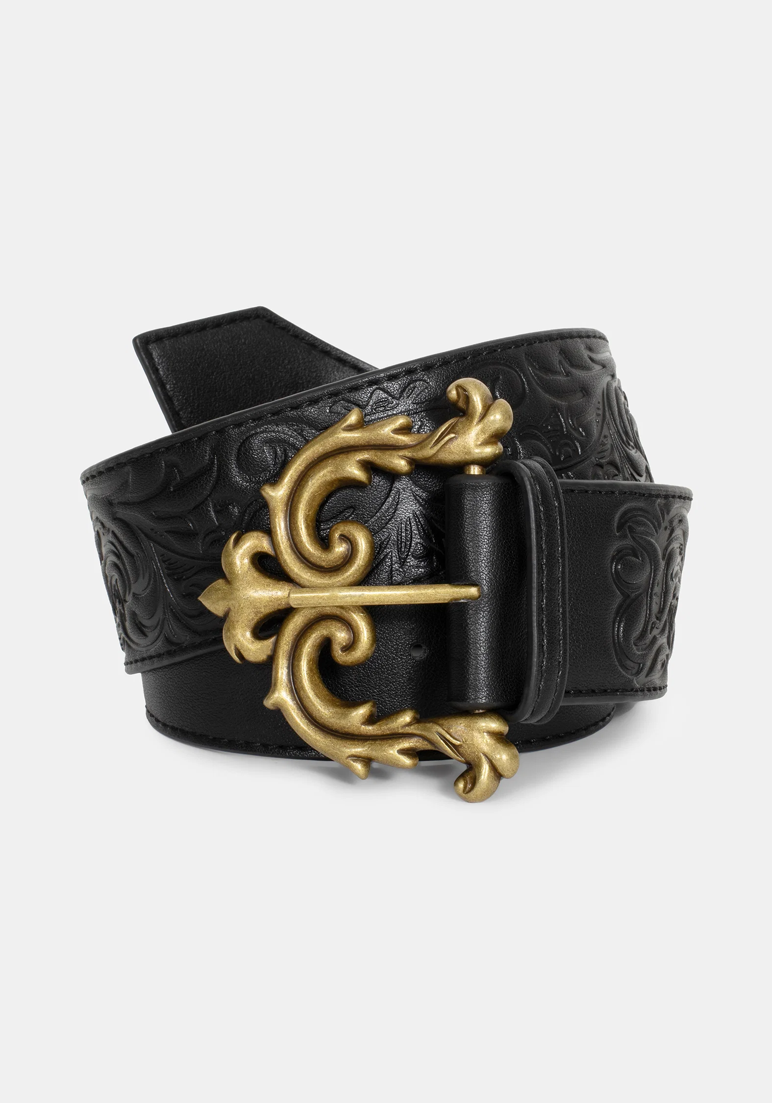 Fleur de Lis Buckle Belt - Image 4