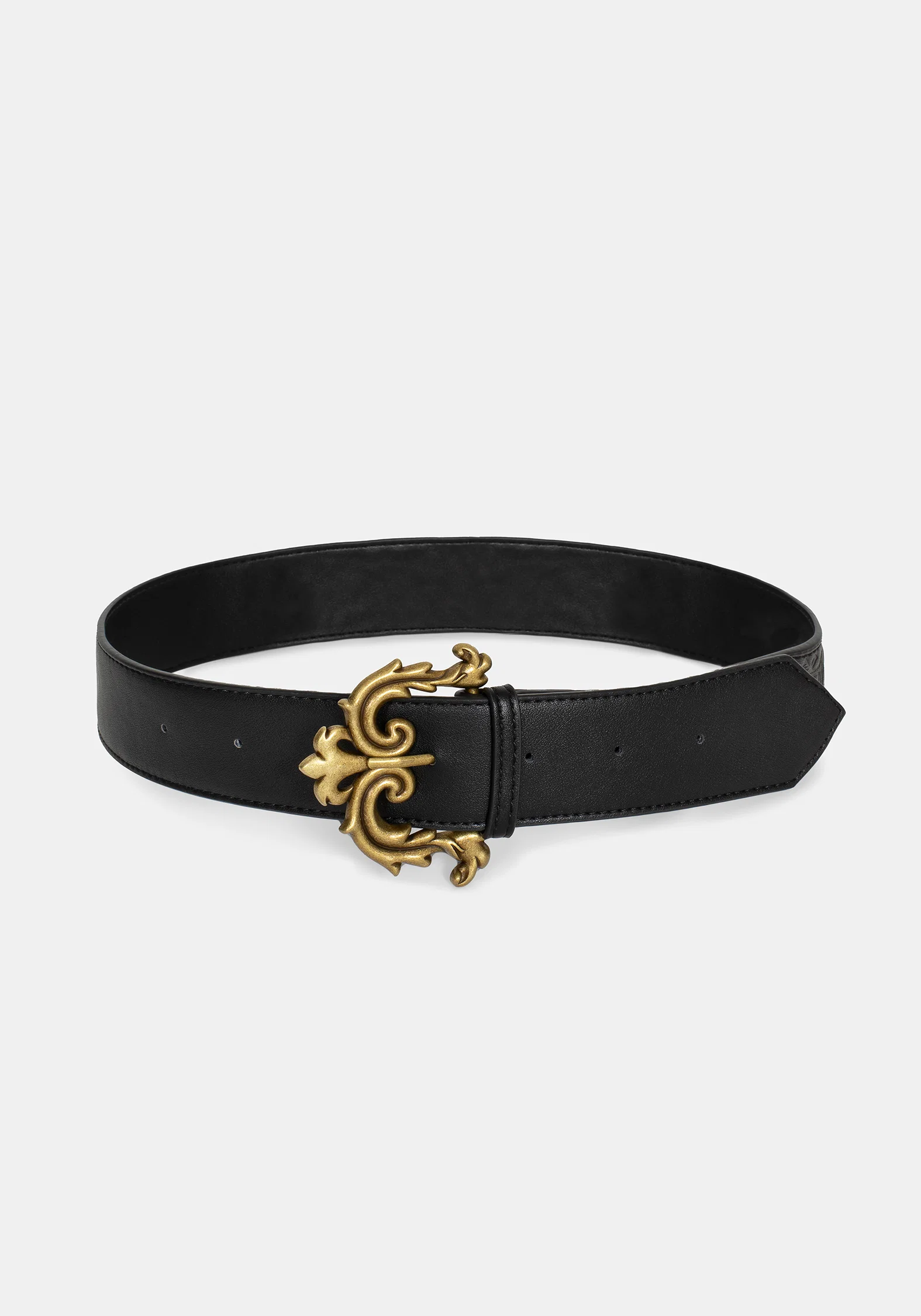 Fleur de Lis Buckle Belt - Image 8