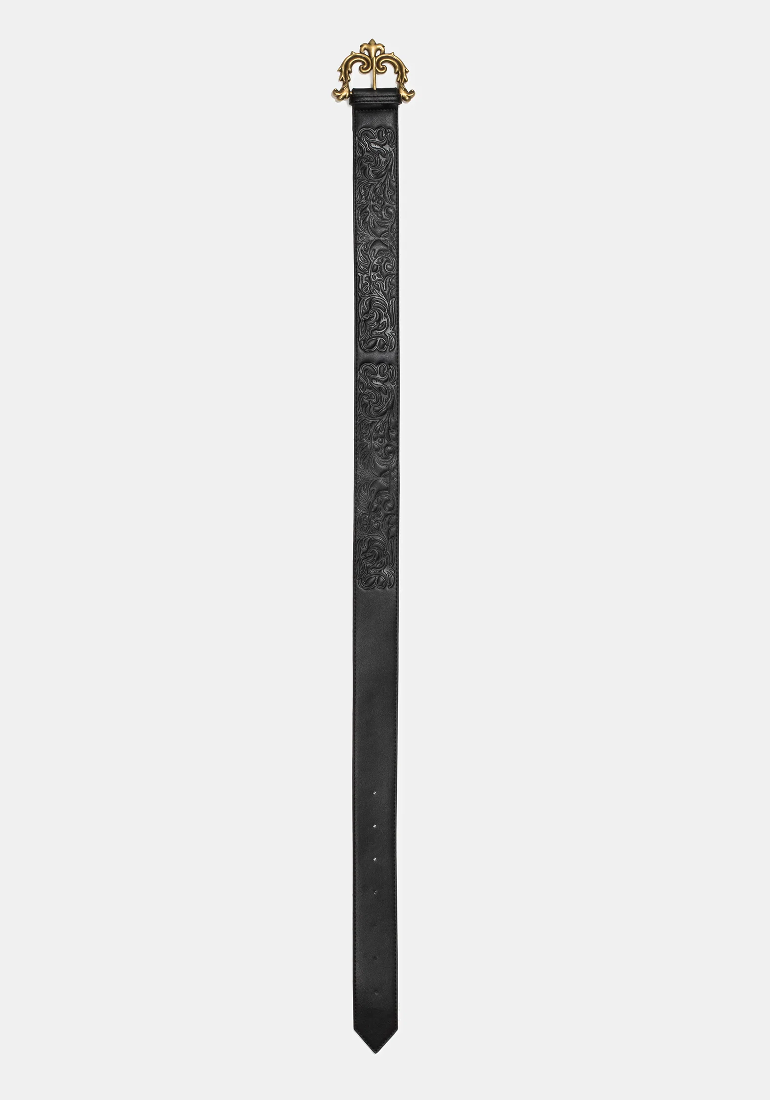 Fleur de Lis Buckle Belt - Image 9