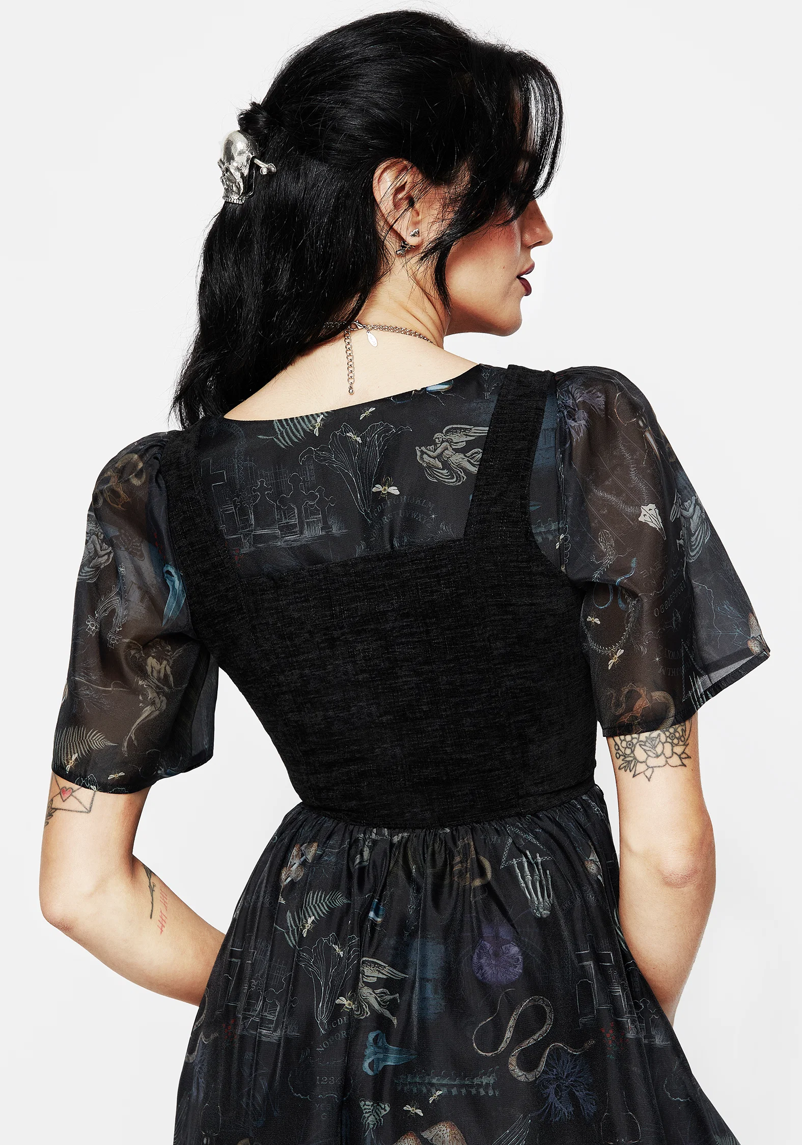 Florence Lace Up Harness Corset Top - Image 3