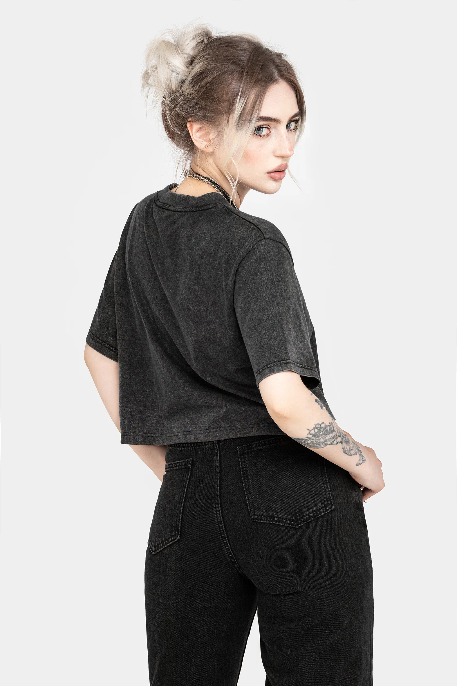 Folklore Boxy Crop T-shirt - Image 3