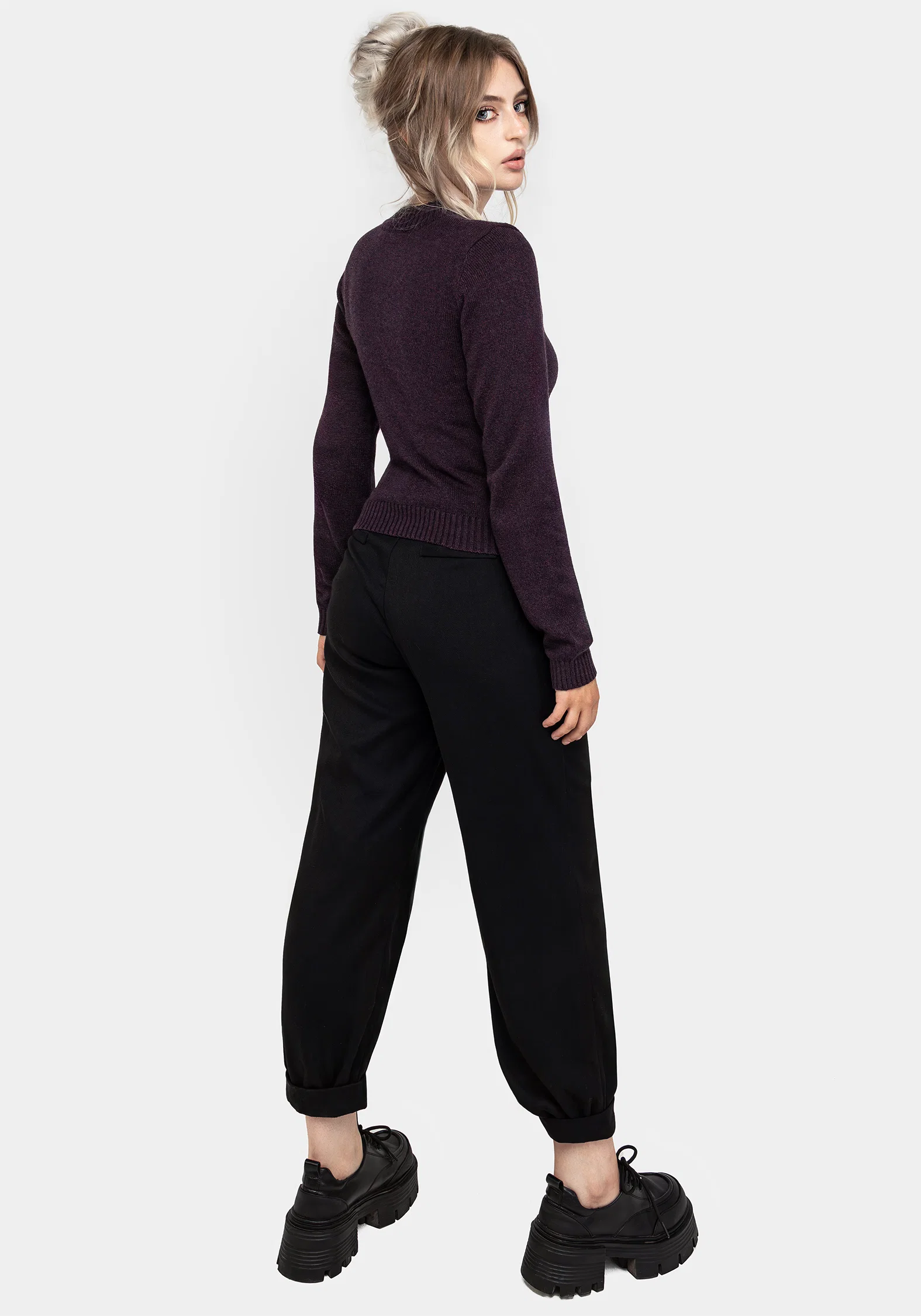 Foxglove Embroidered Knit Cardigan - Image 3