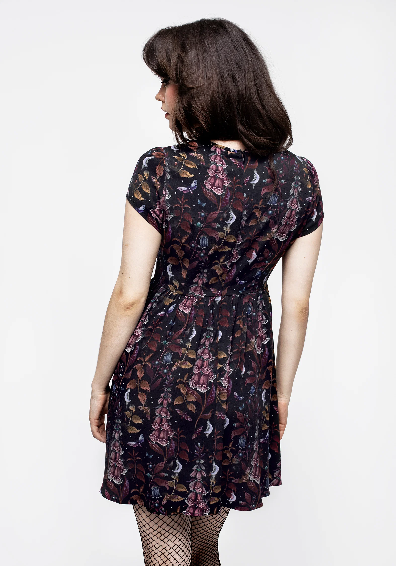 Foxglove Mini Skater Dress - Image 3
