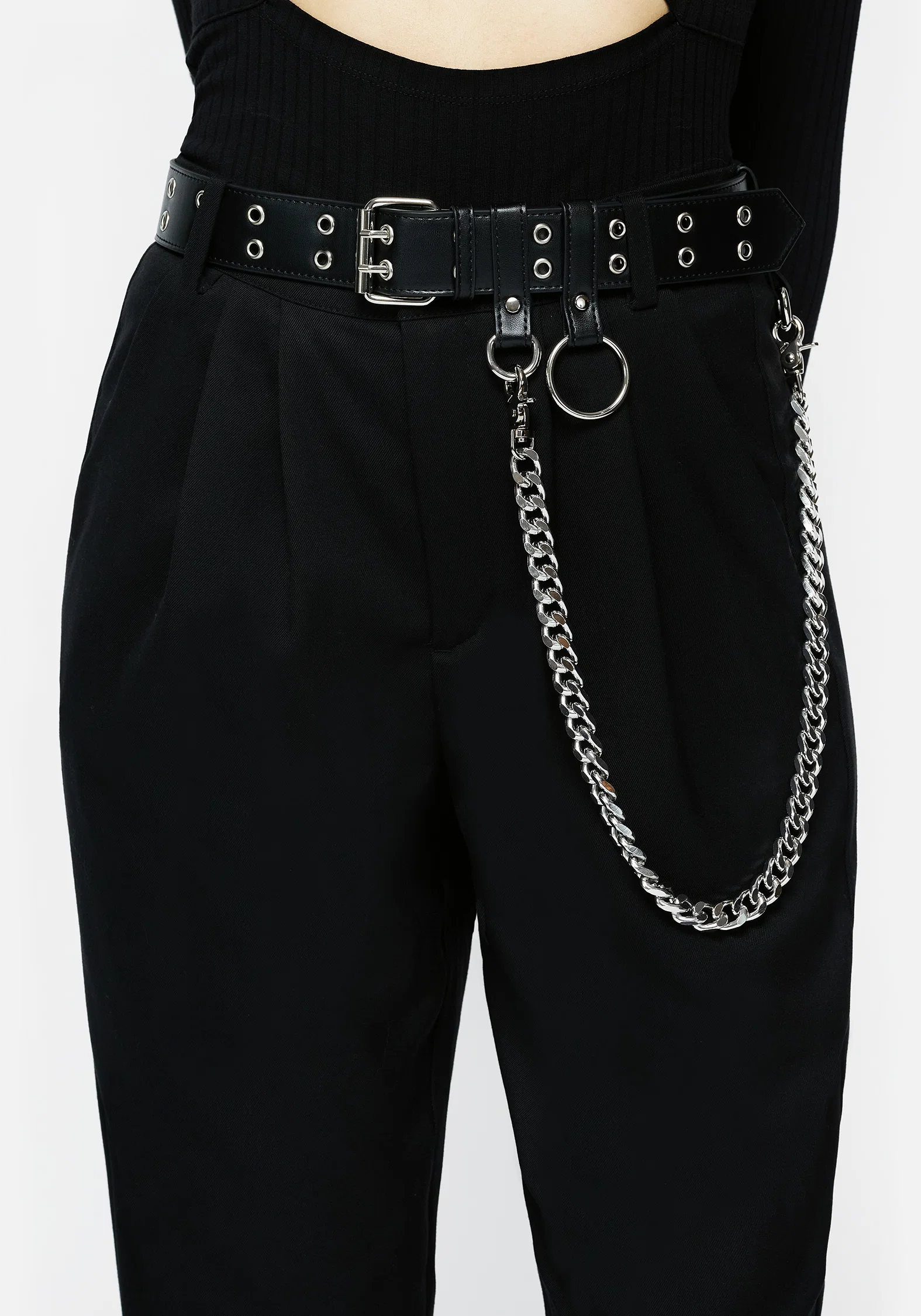 Fury Double Eyelet Chain Belt - Image 3