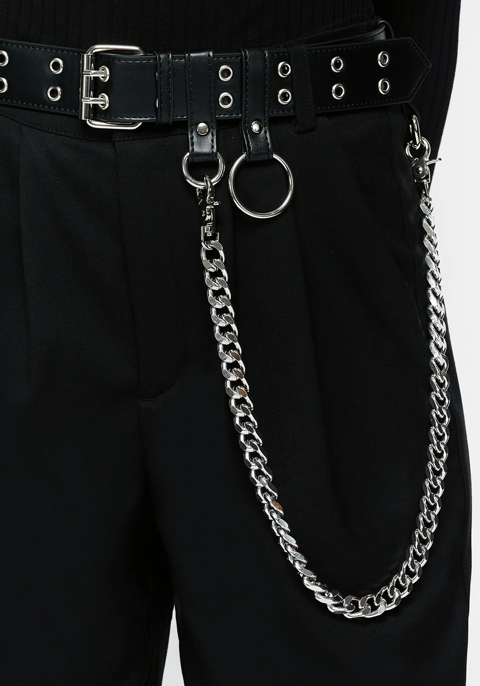 Fury Double Eyelet Chain Belt - Image 5