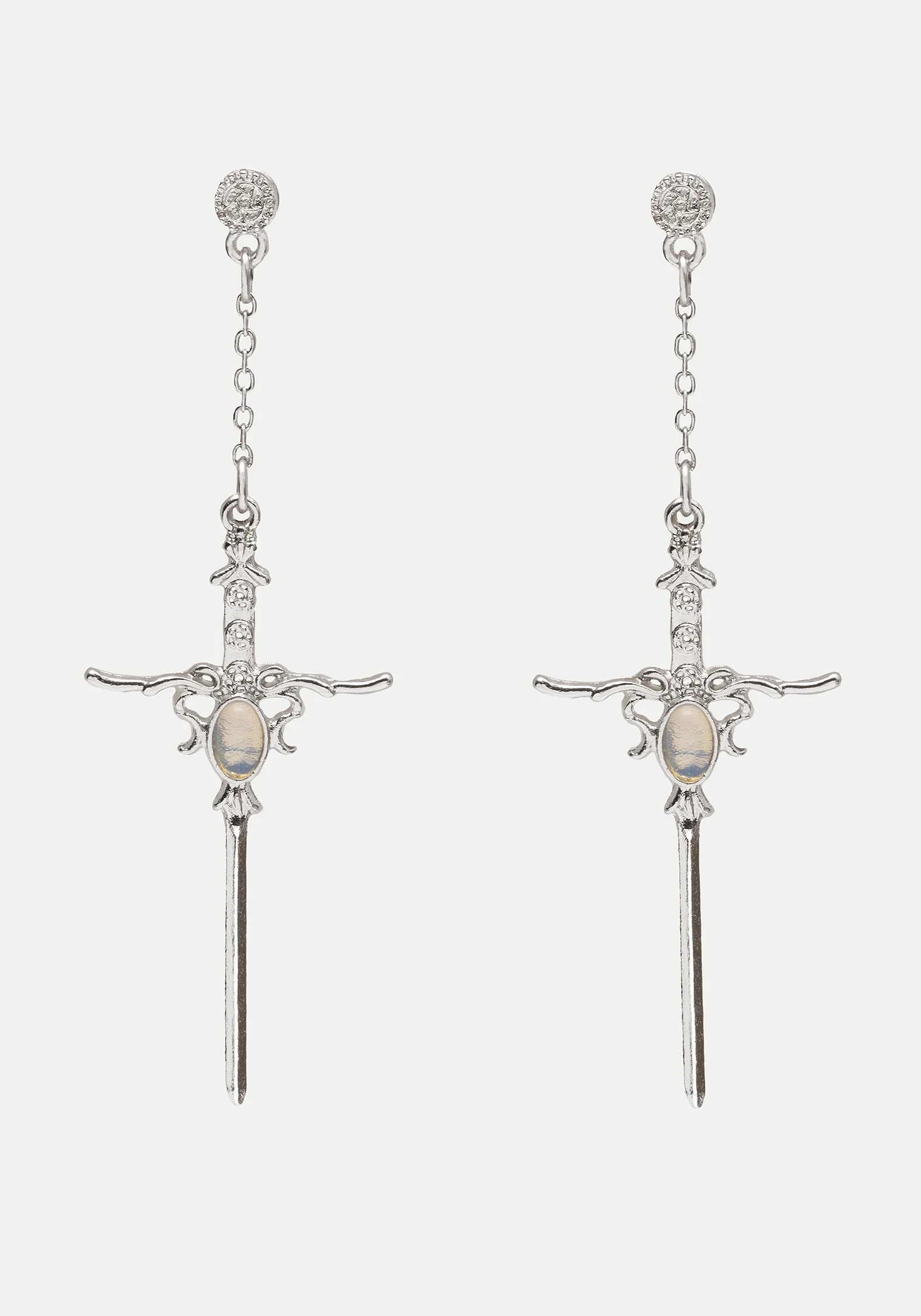 Galatine Opal Sword Earrings - Image 3