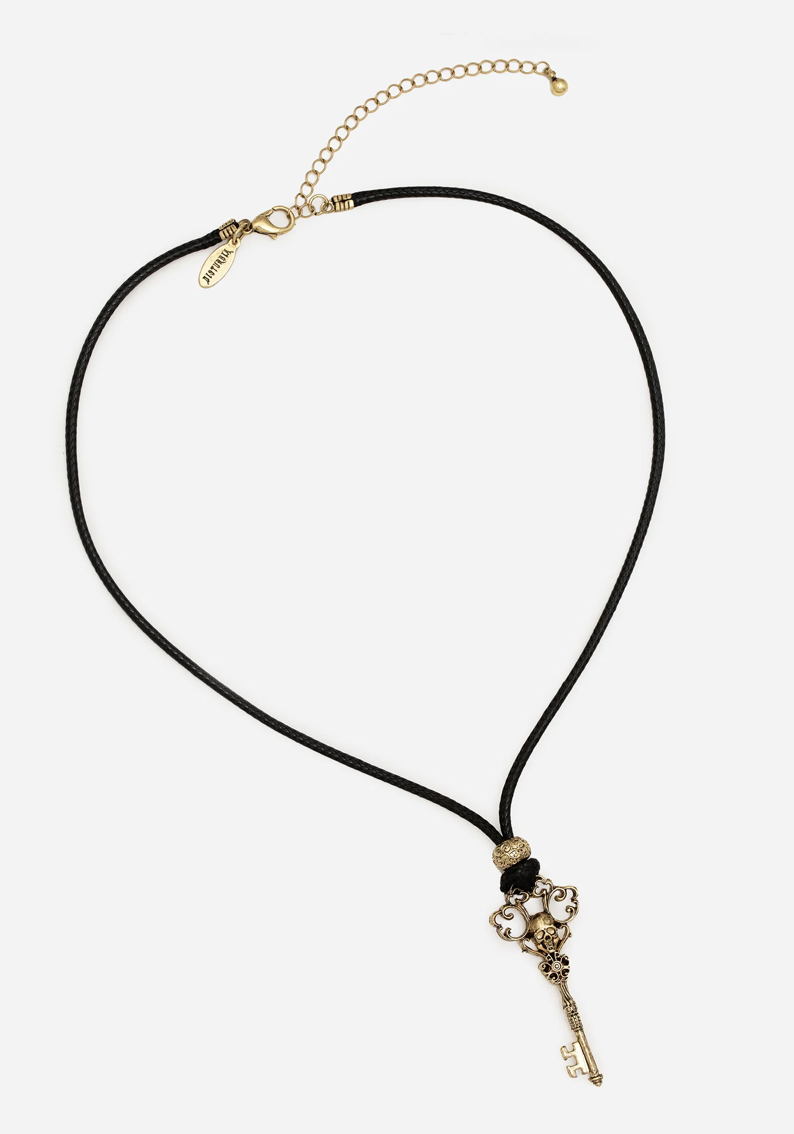 Genesta Skull Key Cord Necklace - Image 6