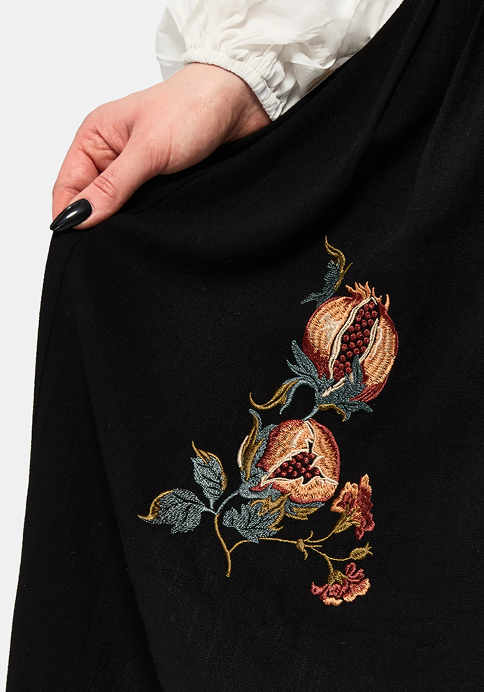 Genevra Embroidered Overlay Midi Dress - Image 5