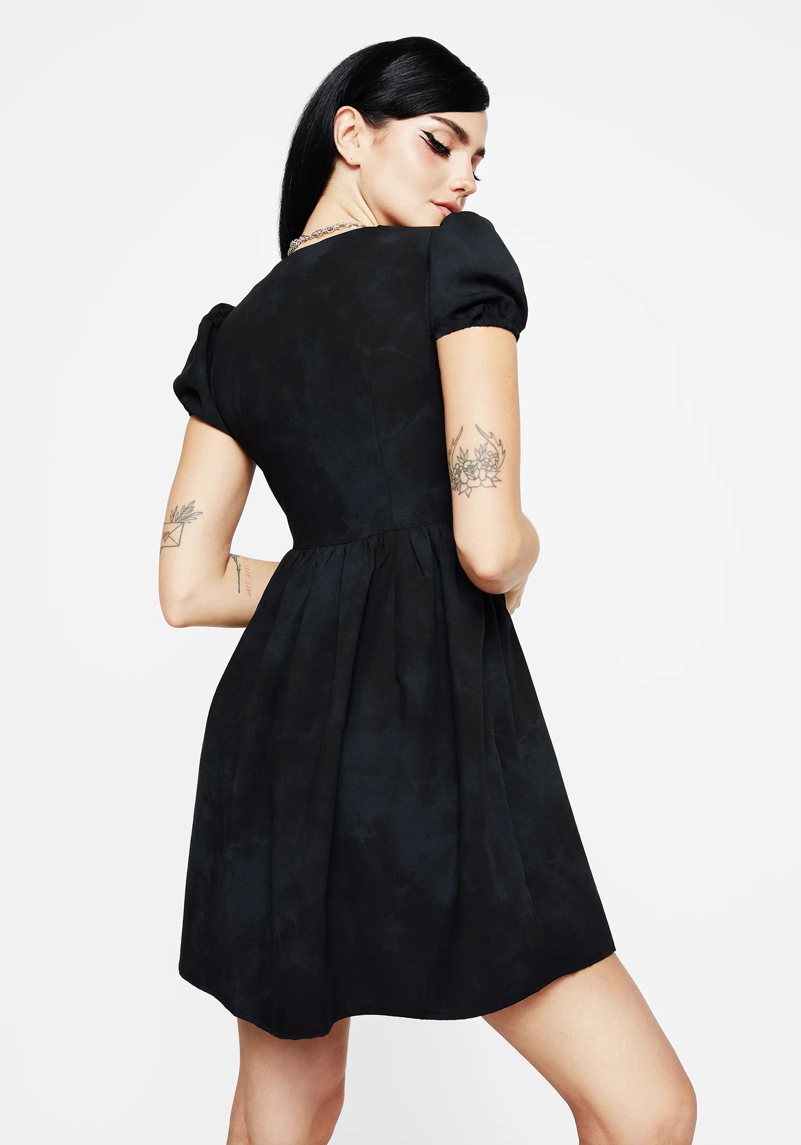 Gladys Button Up Mini Dress - Image 3