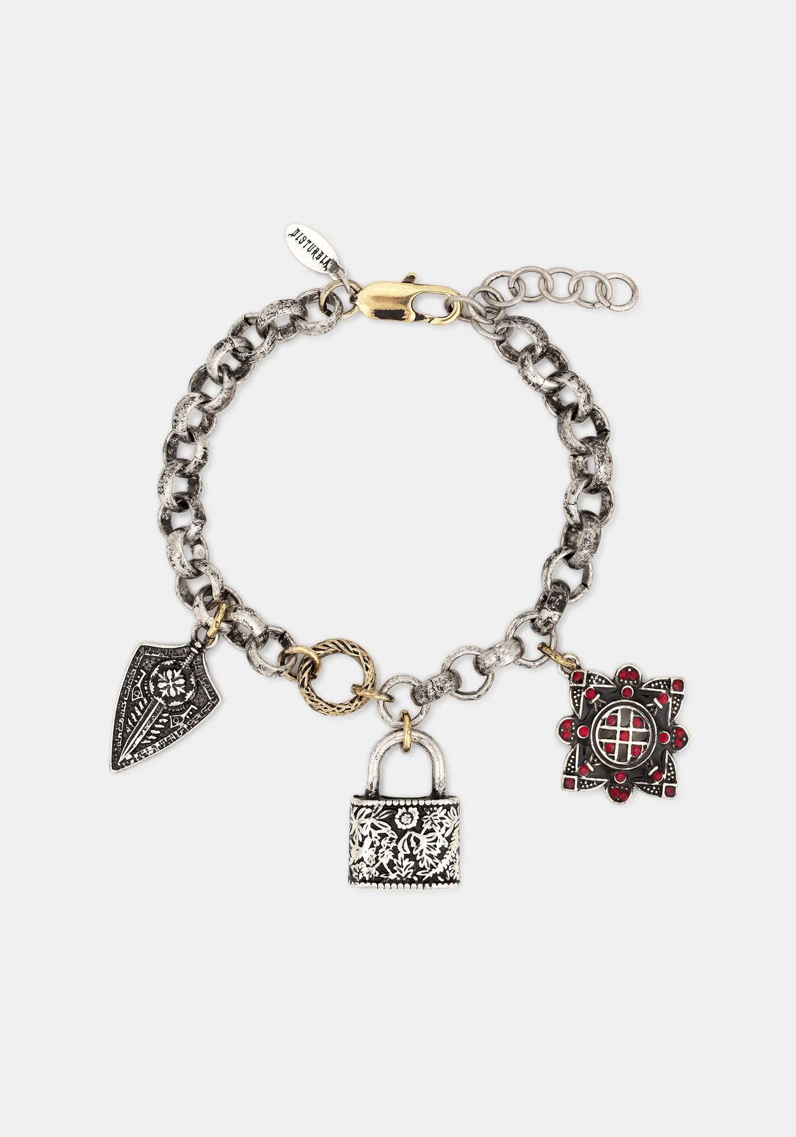 Gorthe Mixed Plate Charm Bracelet - Image 6