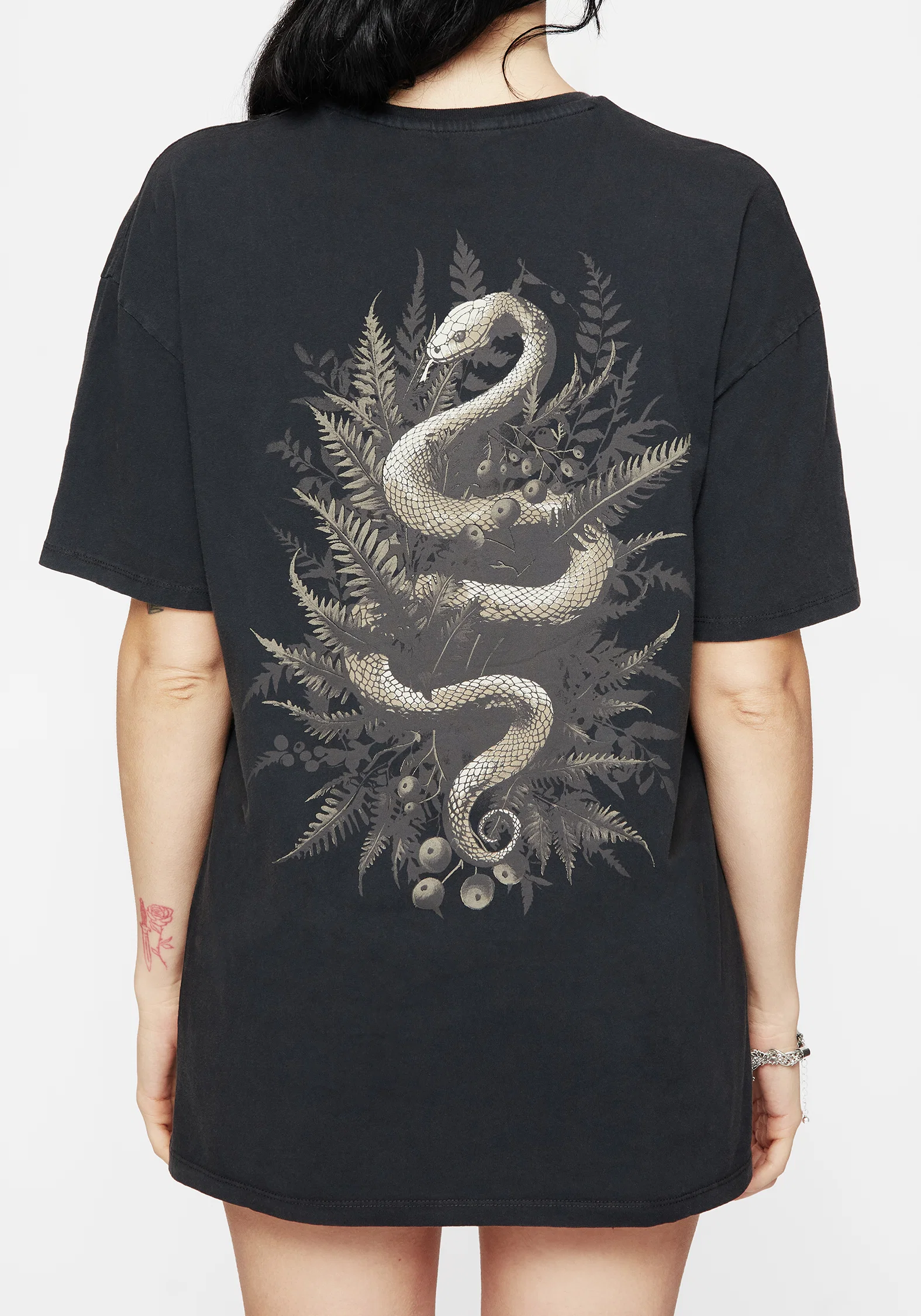 Gravity Cotton Snake Printed T-Shirt - Image 2