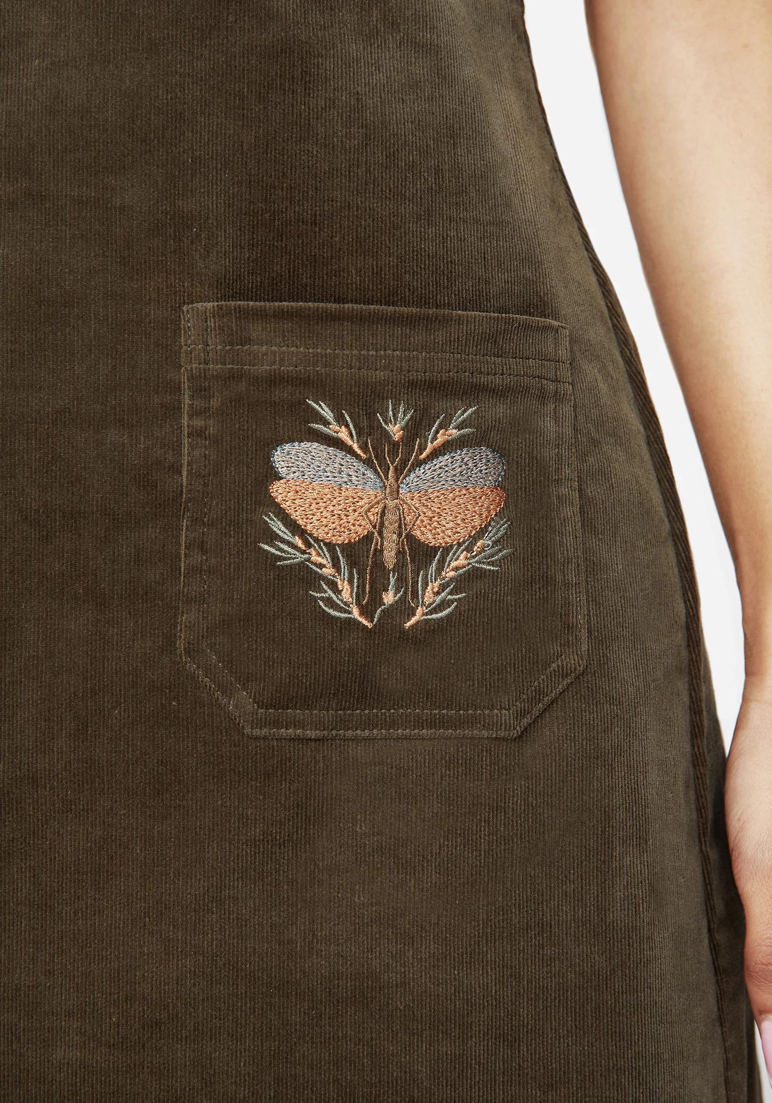 Griffinfly Embroidered Cord Mini Dress - Image 2