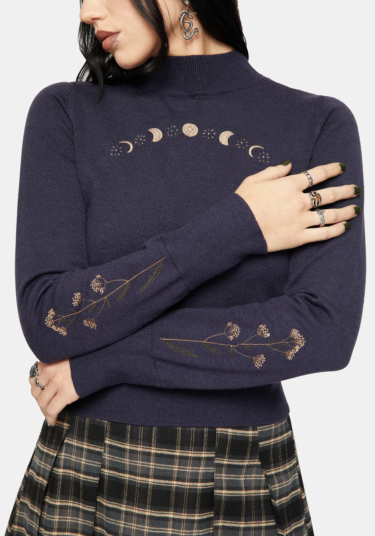 Griffinfly Embroidered Knit Jumper - Image 2
