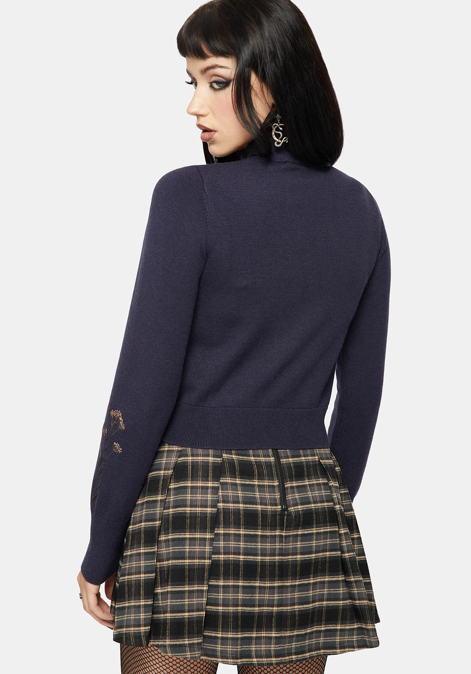 Griffinfly Embroidered Knit Jumper - Image 3